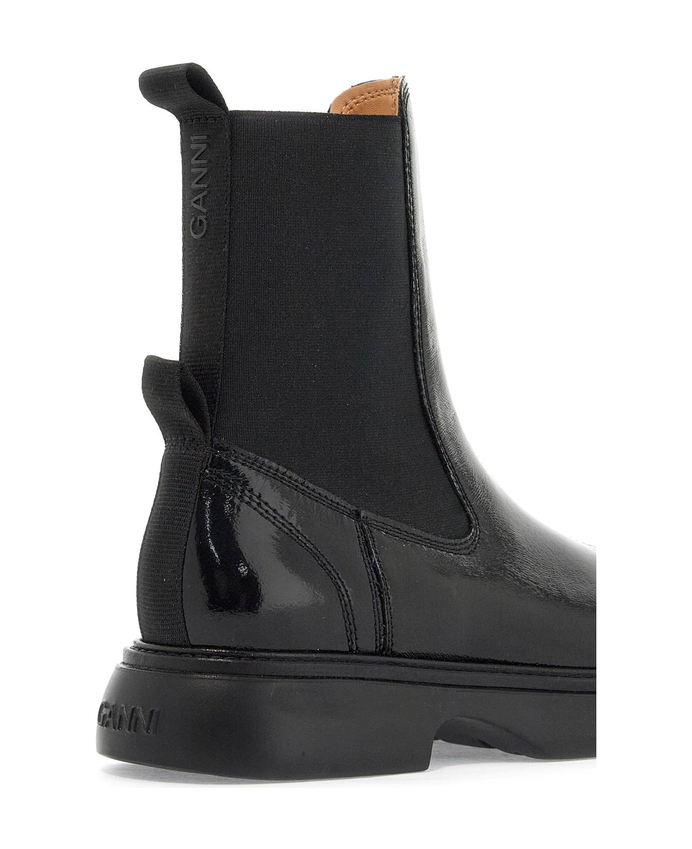 Ganni Chelsea Ankle Boots - Nero