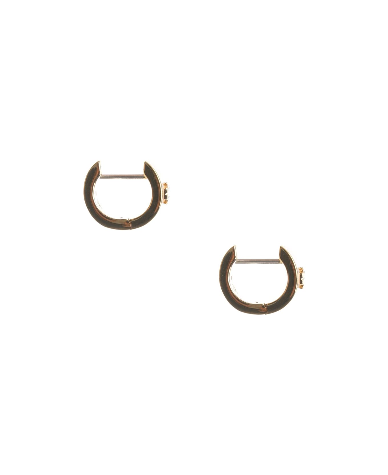 Tory Burch 'kira' Hoop Earrings - Gold