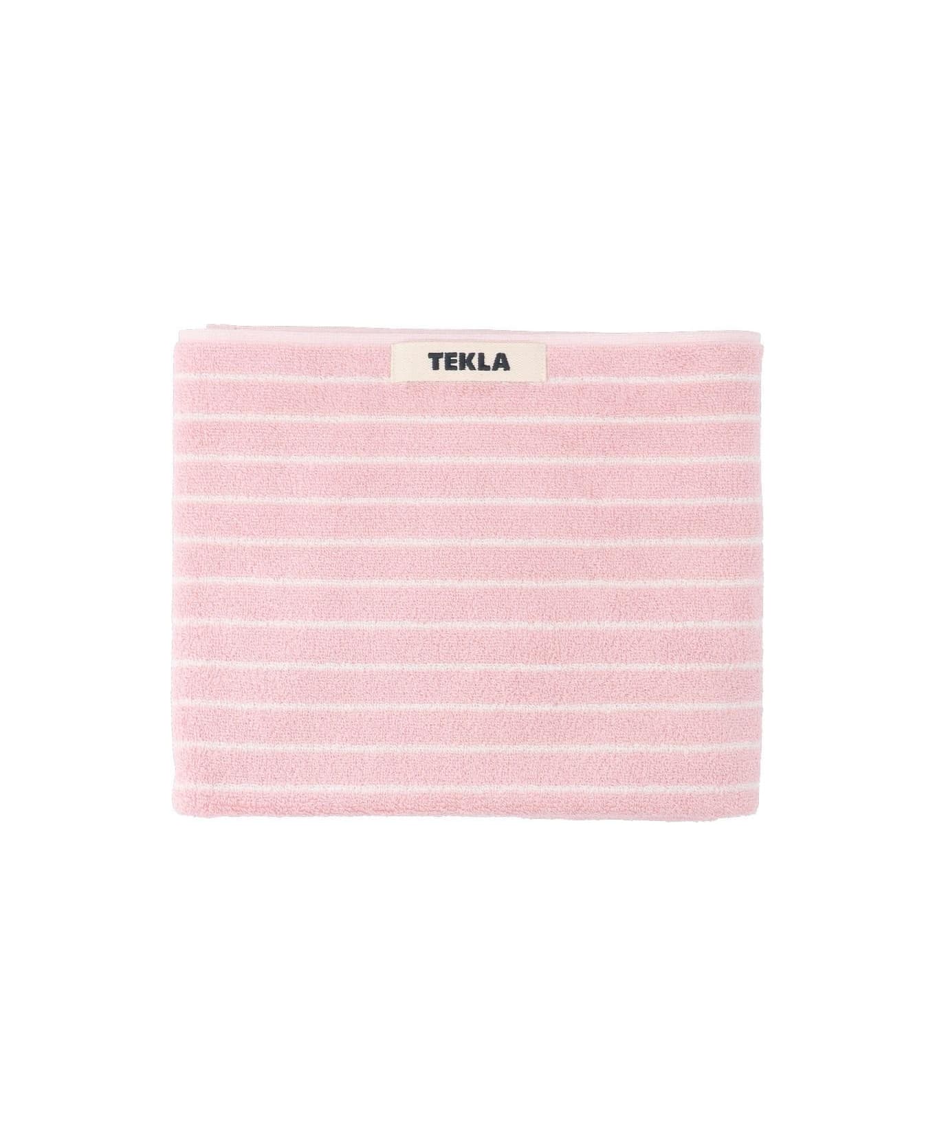 Tekla Guest Towel - Shaded Pink Stripes
