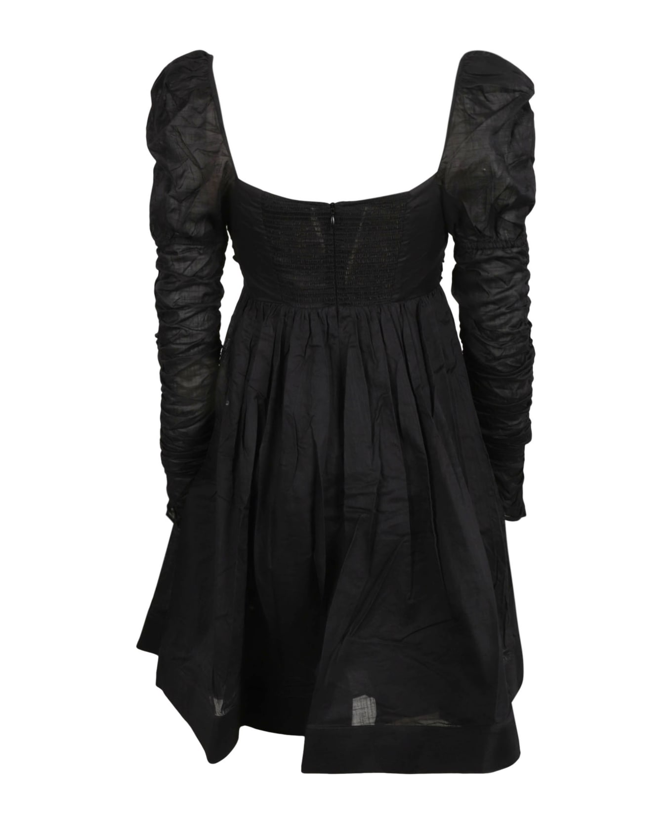 Zimmermann Twist Front Mini Dress - Black