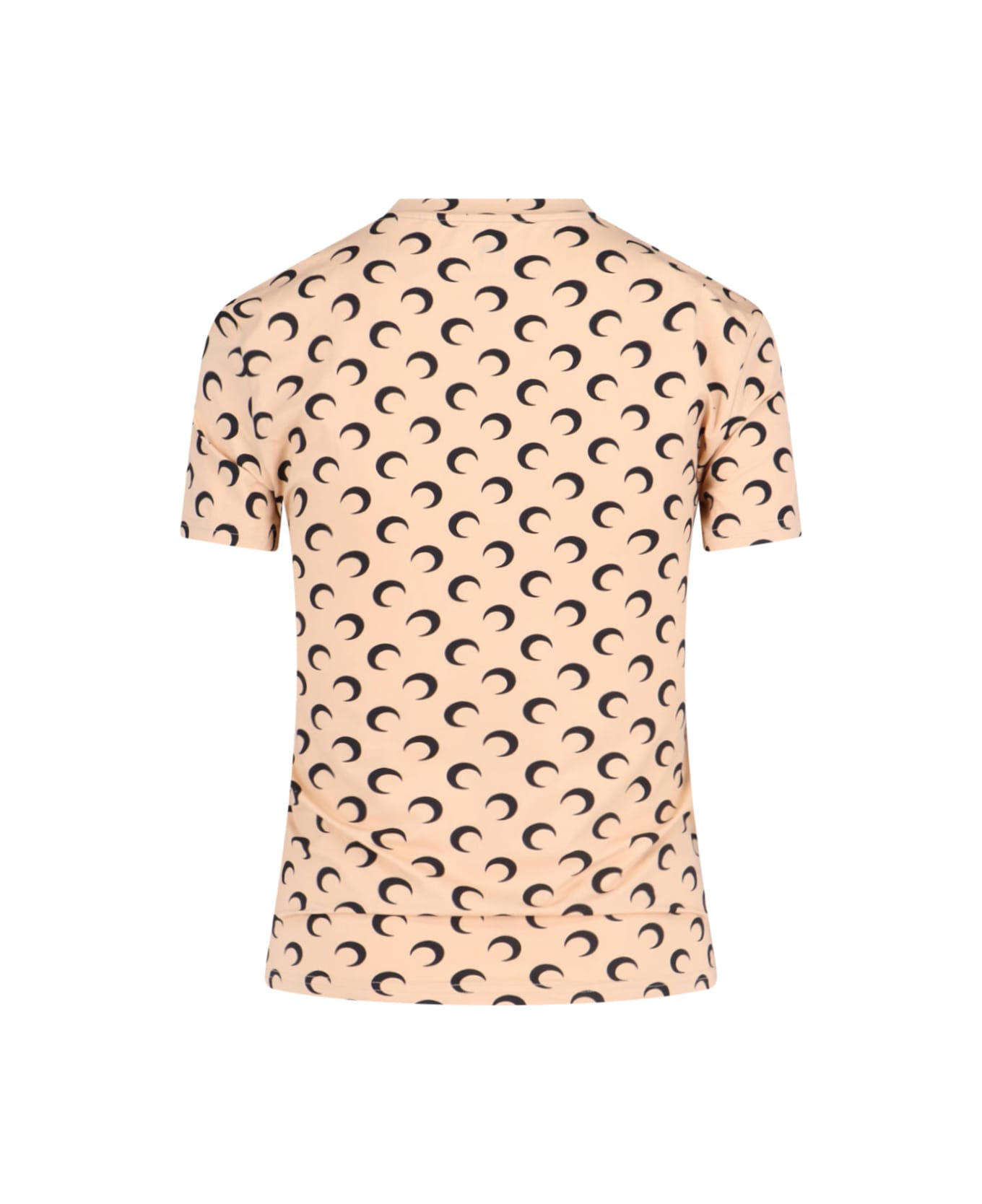 Marine Serre 'moon' T-shirt - Beige