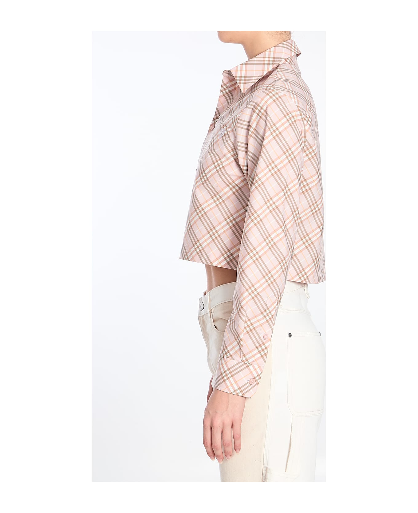 Burberry Beige Check Shirt - BEIGE