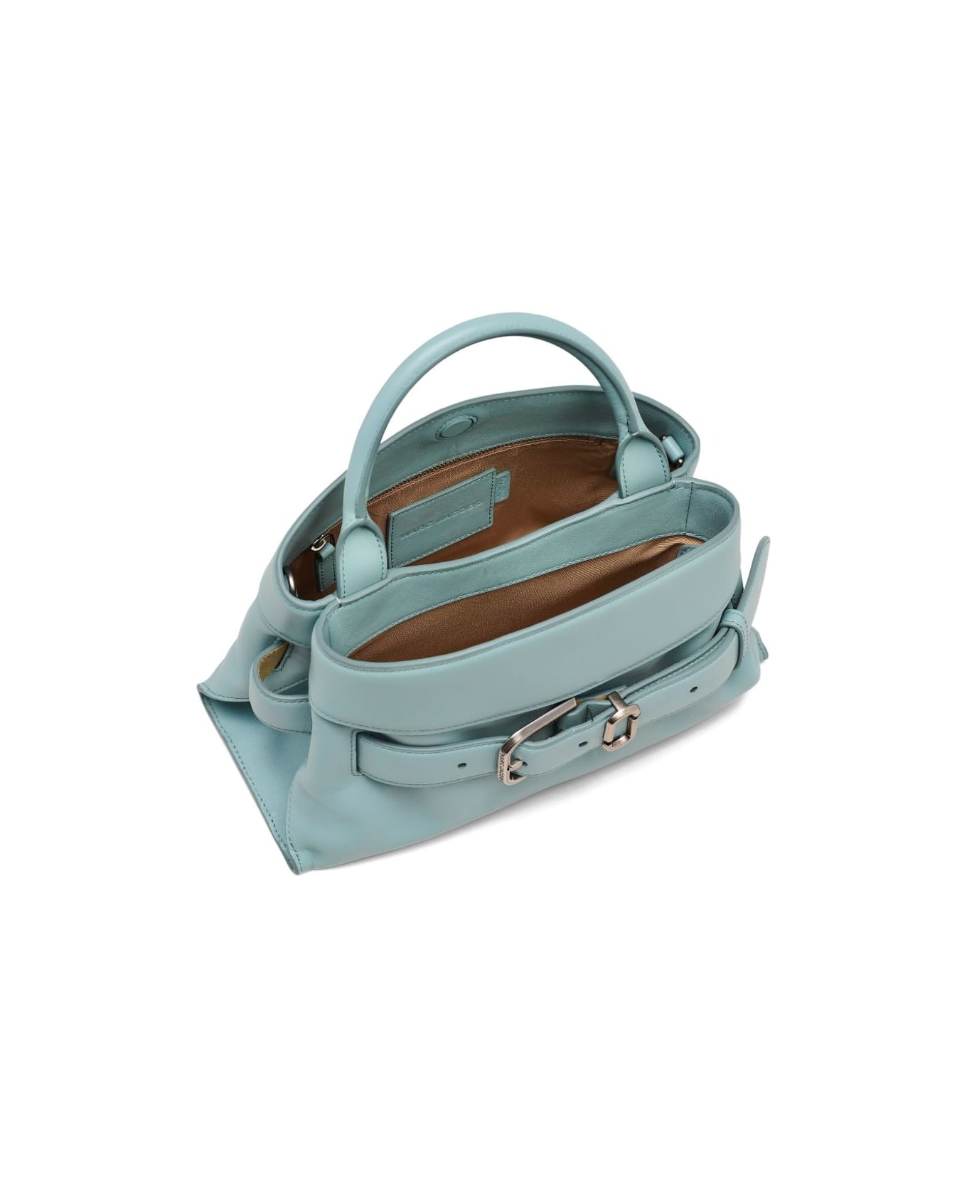Marc Jacobs The Satchel Small Leather Handbag - Clear Blue