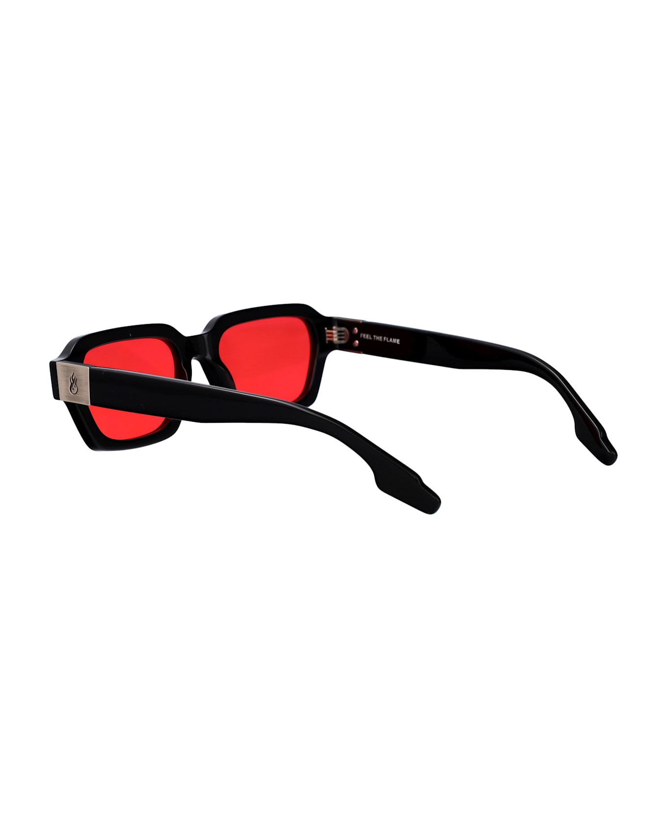 Vision of Super The Nomad Sunglasses - 001-BS/BDX Black Red