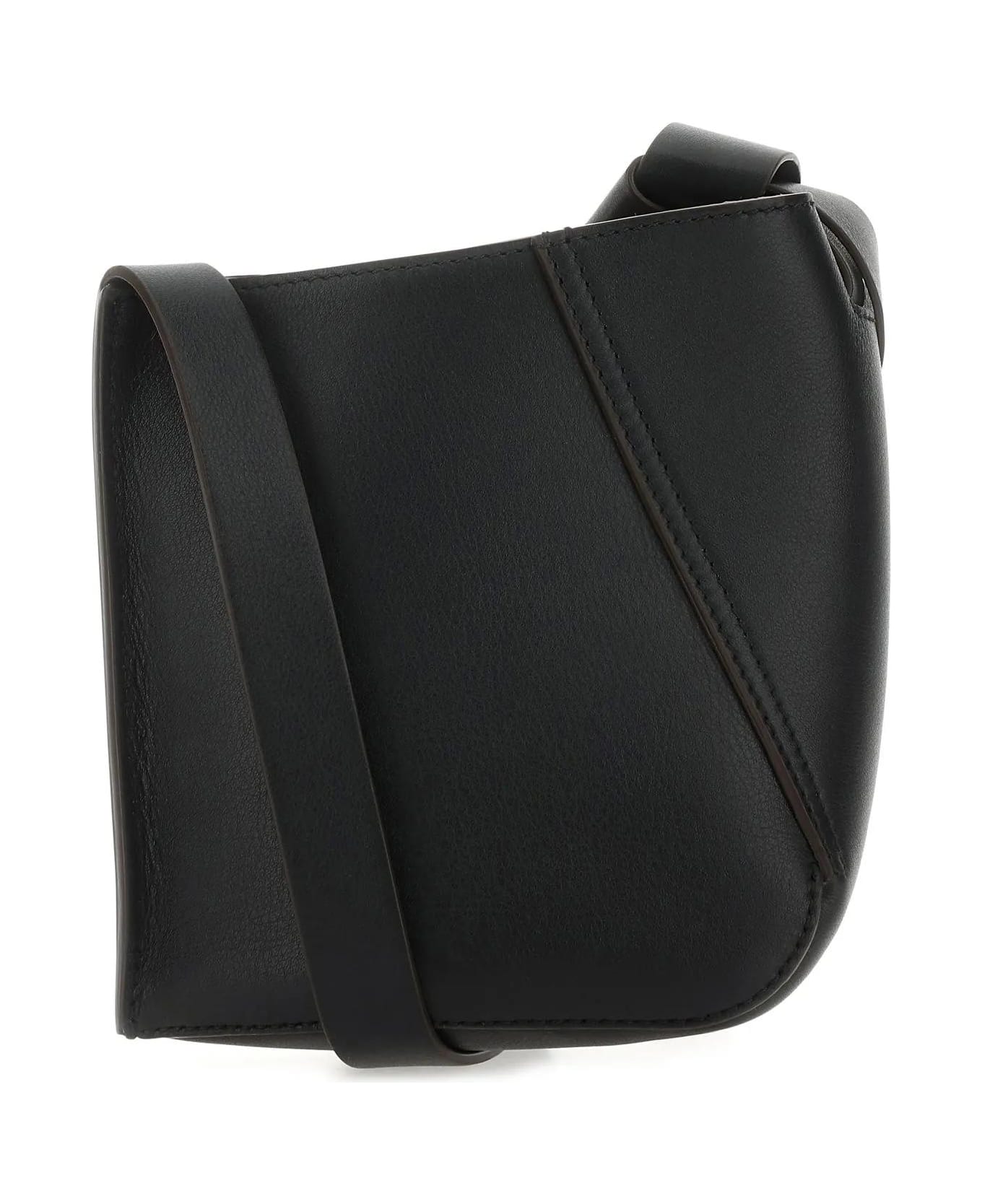 Lanvin Black Leather Crossbody Bag - Black