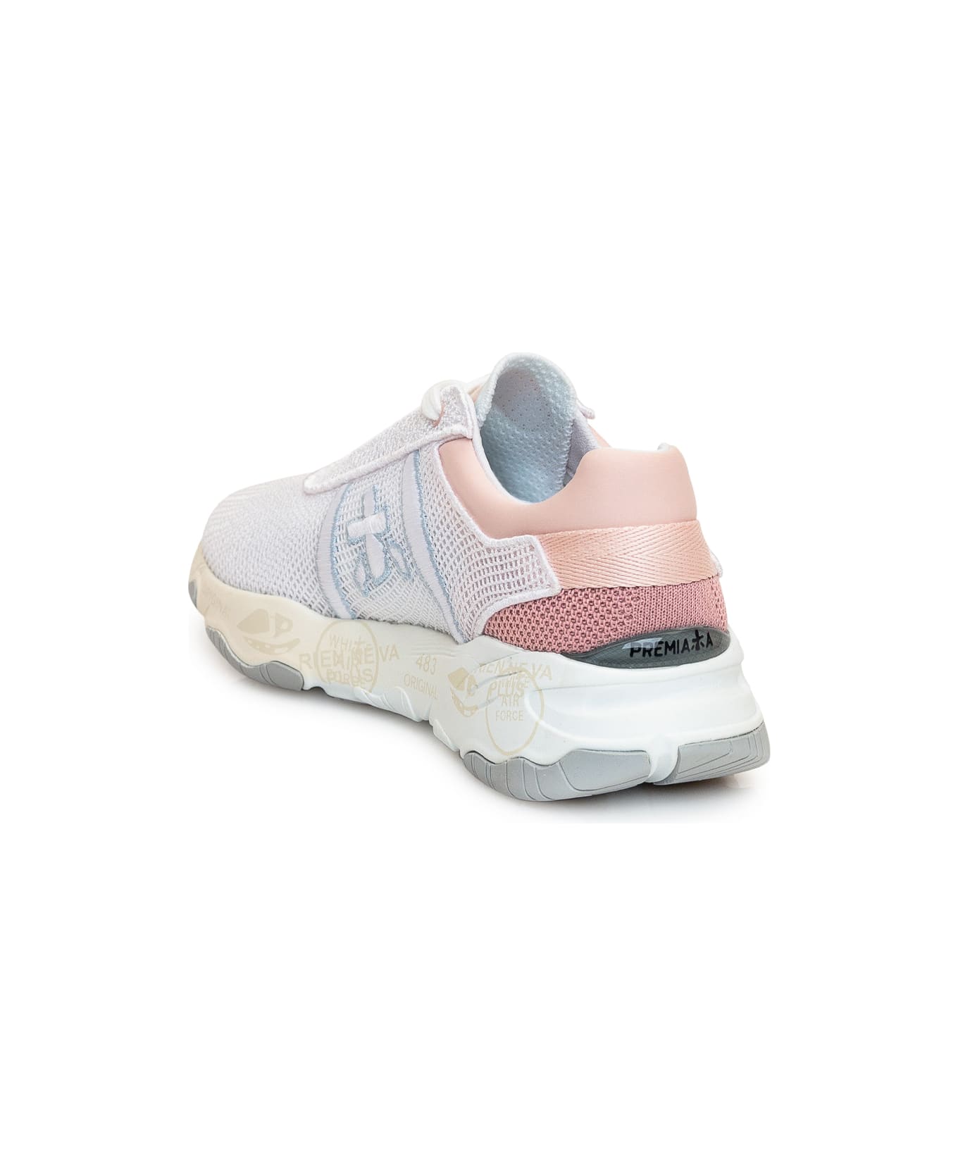 Premiata Buff 6207 - Sneakers - White/pink