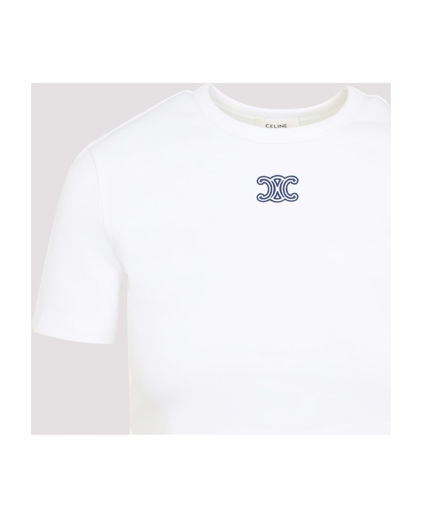 Celine Triomphe T-shirt - Ma Off White Navy