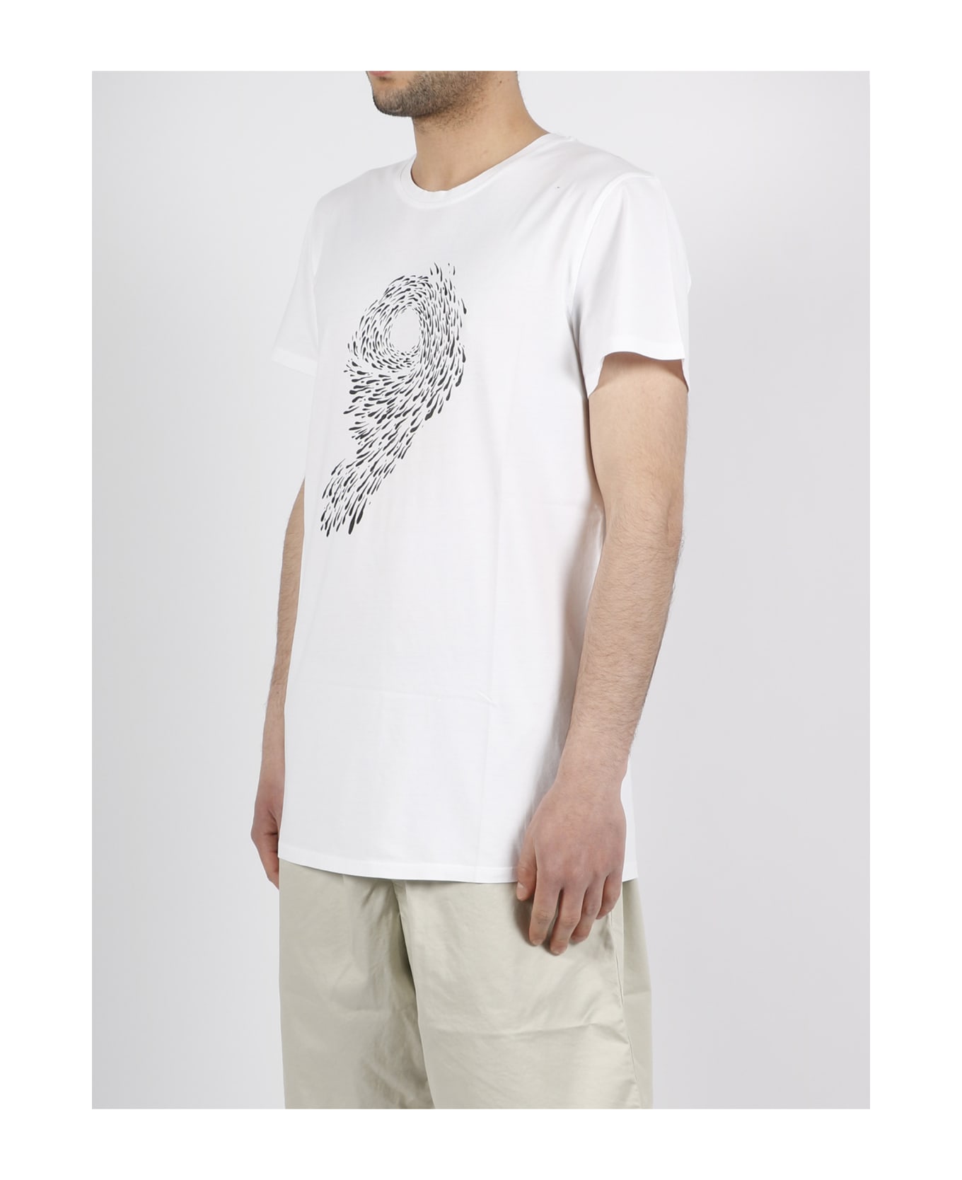 14 Bros Boo Print T-shirt - White シャツ