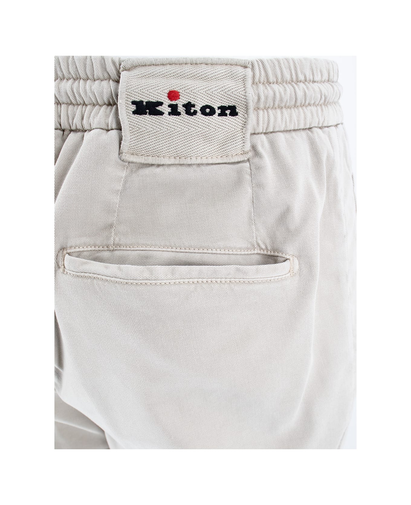 Kiton Trousers - BEIGE