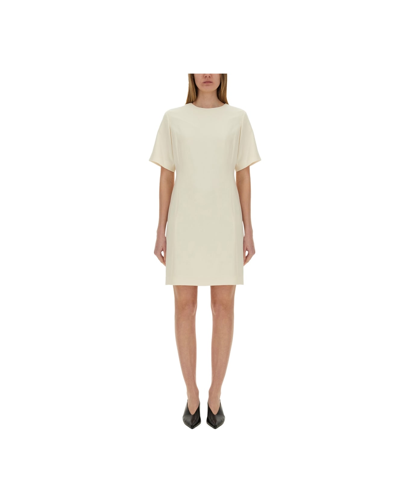 Theory "boxy" Short Dress - IVORY