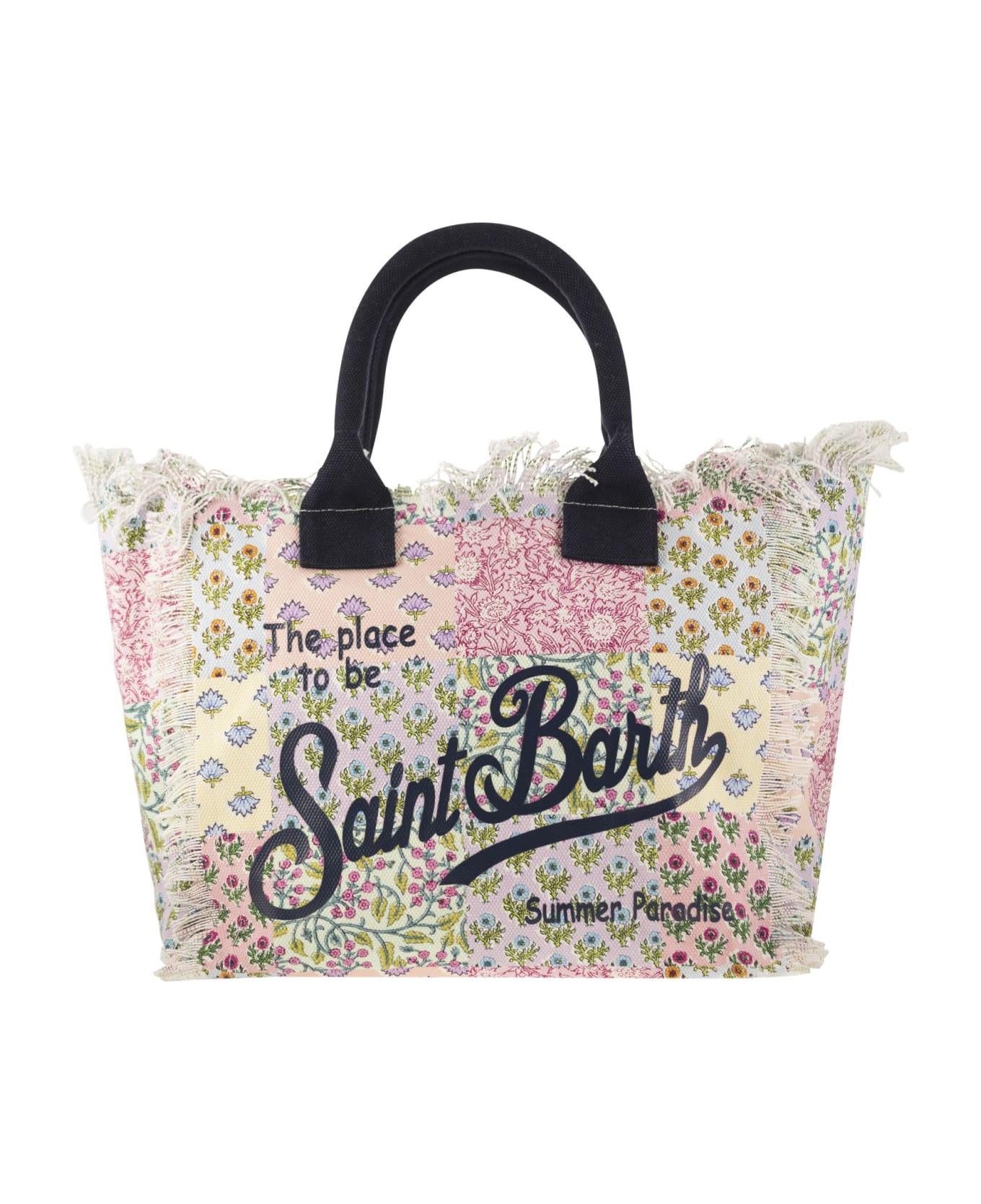 MC2 Saint Barth Vanity - Canvas Bag With Various Prints - Multicolor