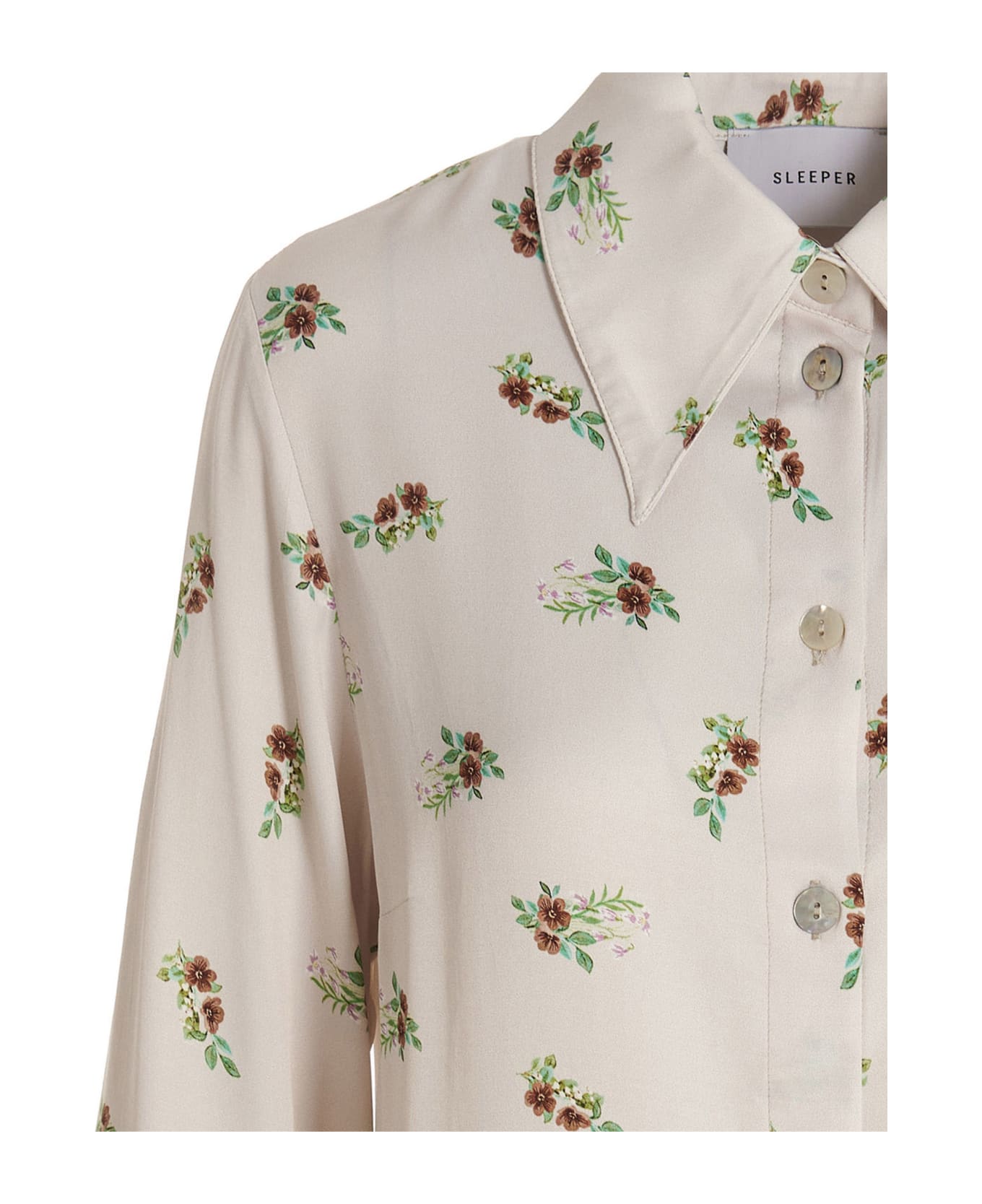 Sleeper 'blossom' Shirt - Beige シャツ