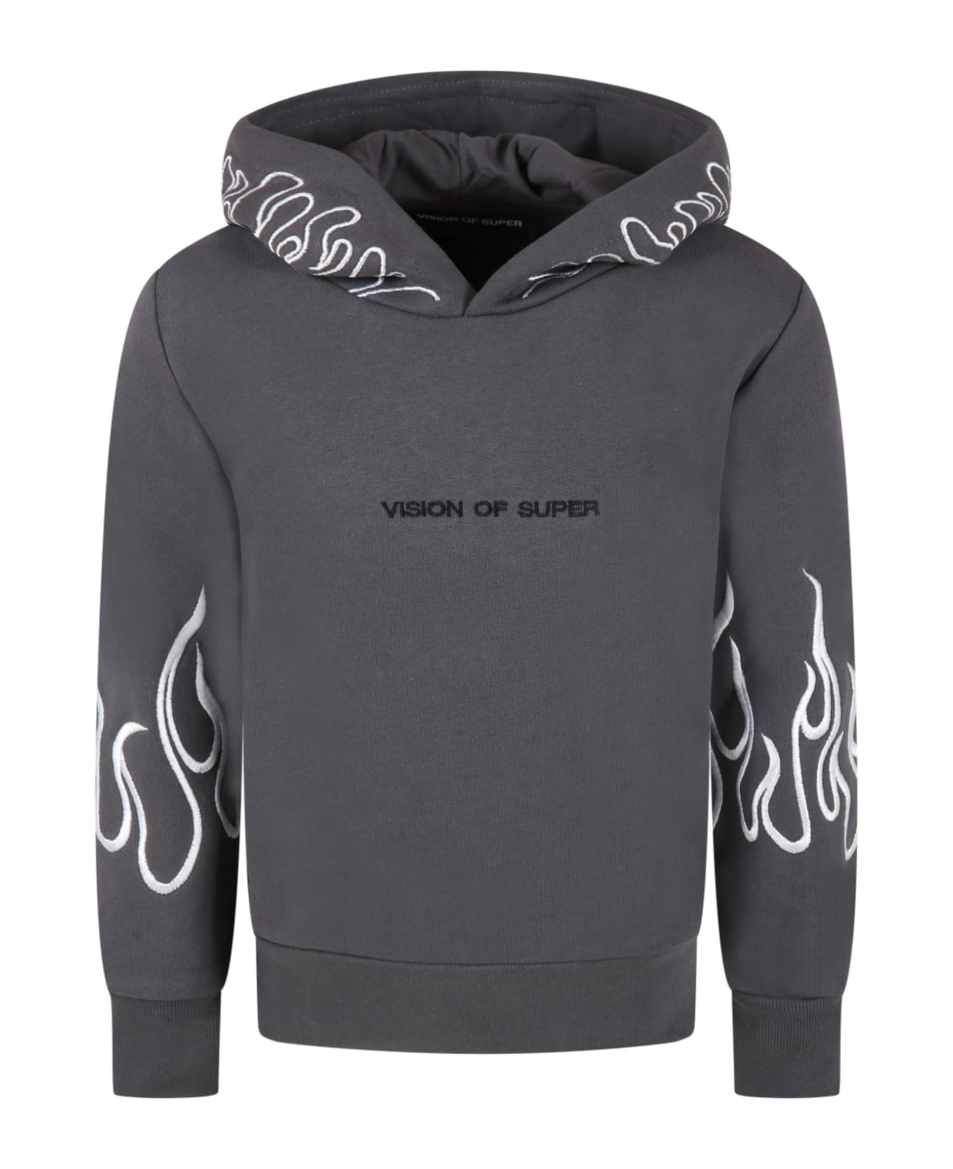 Vision of Super Grey Sweatshirt For Boy With Logo - Grey