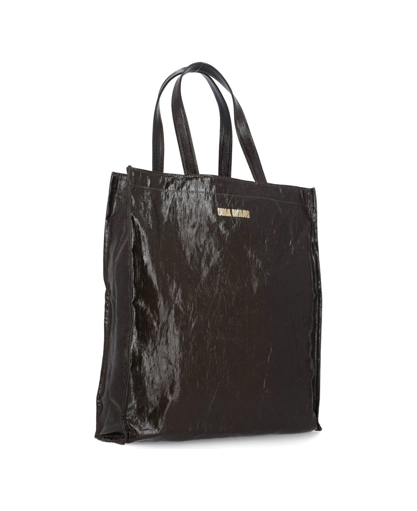 Uma Wang Small Canv Shoppinh Bag - BROWN