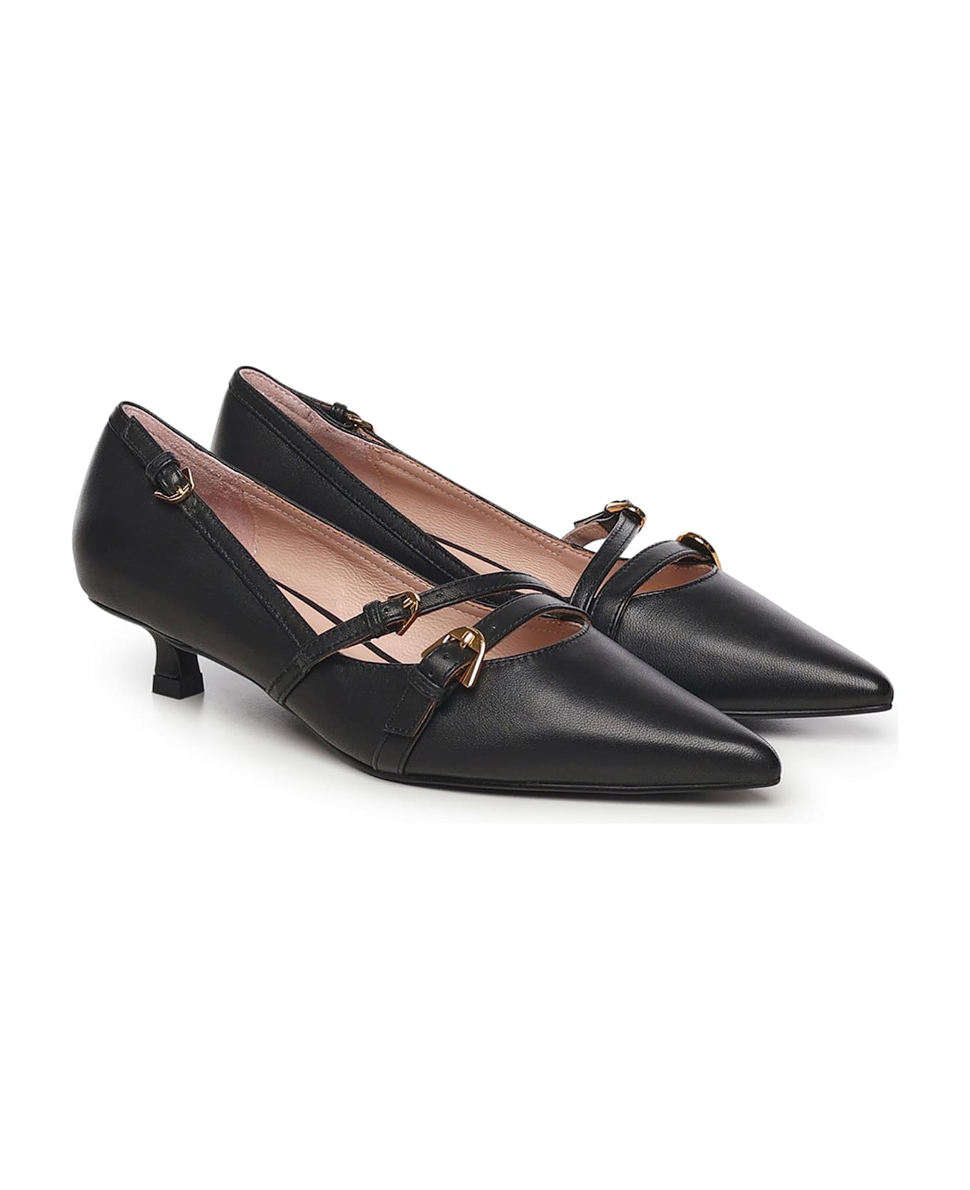 Coccinelle Fernanda Leather Pumps - Black