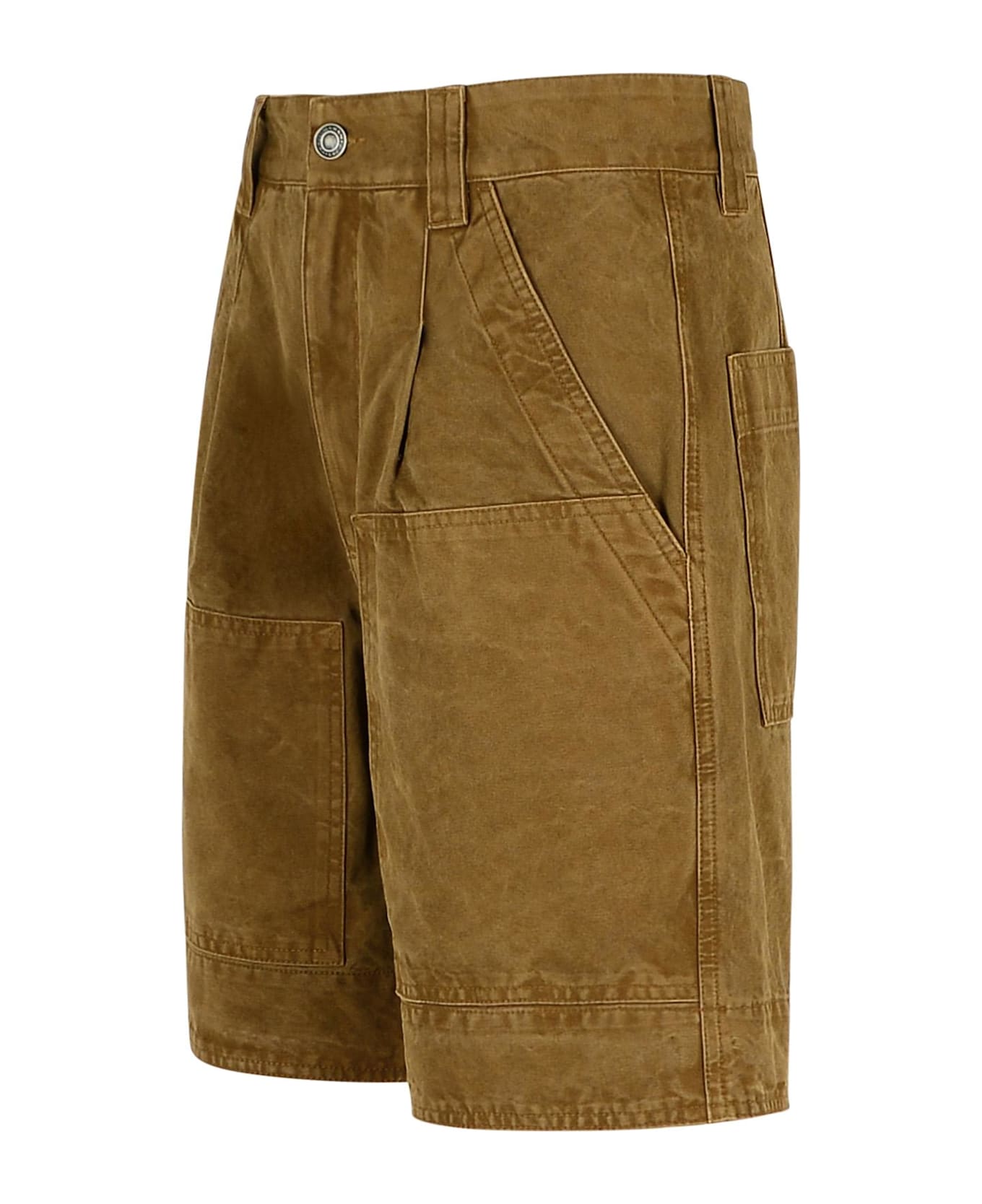 Marant Étoile 'katja' Brown Cotton Shorts - Brown