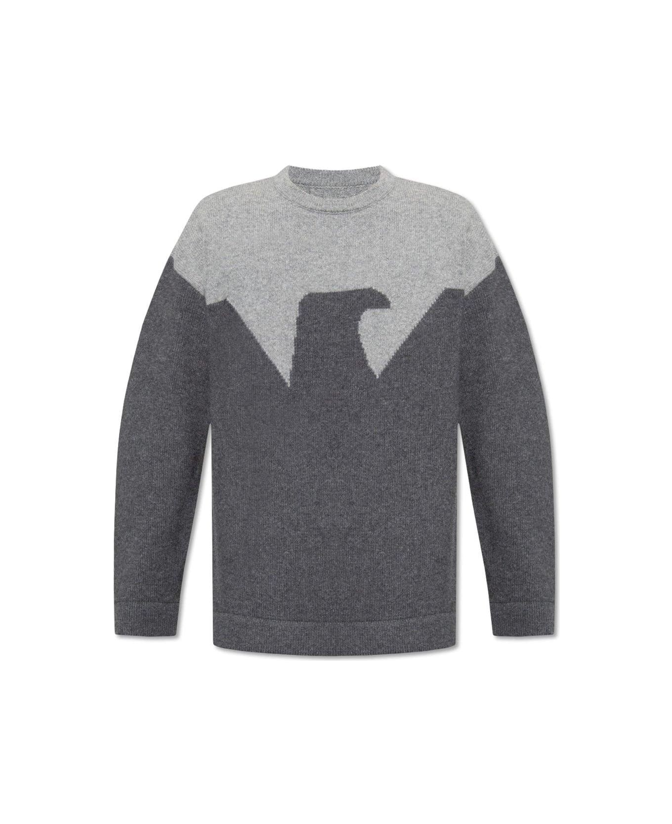 Emporio Armani Wool Sweater - Grig Sc/gri