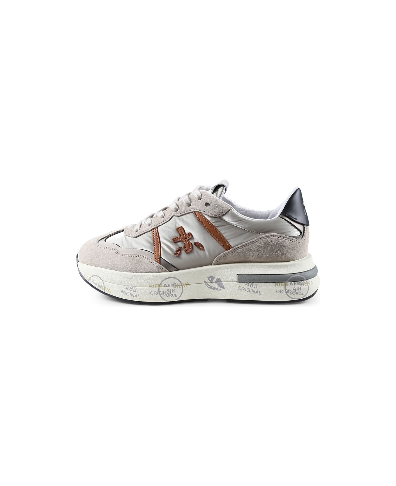 Premiata Cassie 6470 Beige Sneakers For Women - Multicolor