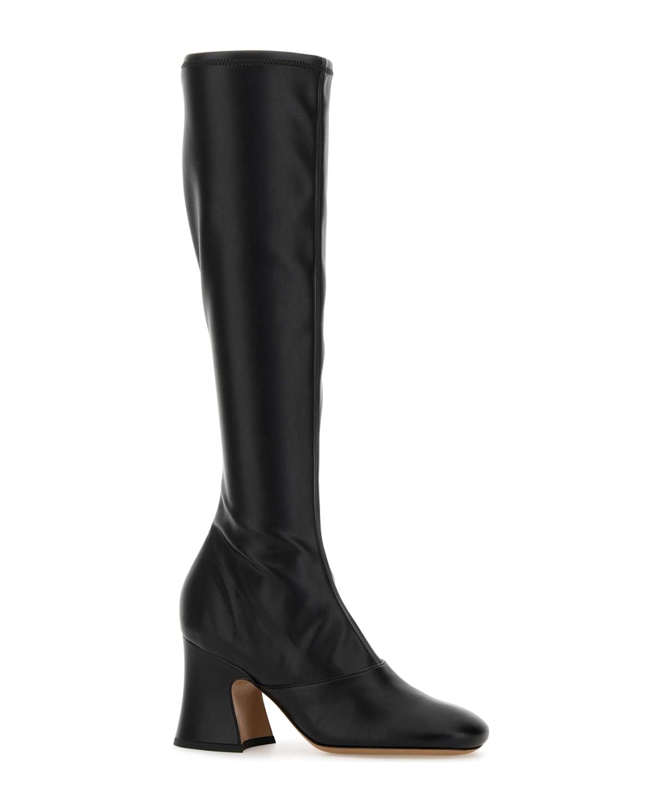 Chloé Black Synthetic Leather Janis Boots - BLACK