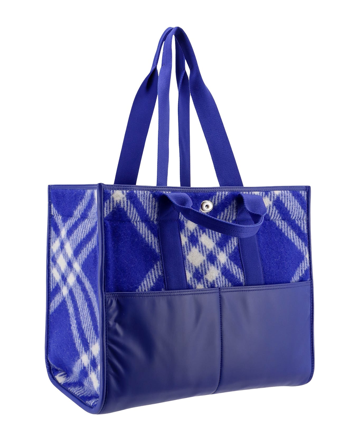 Burberry Shopper Tote Handbag - Blue