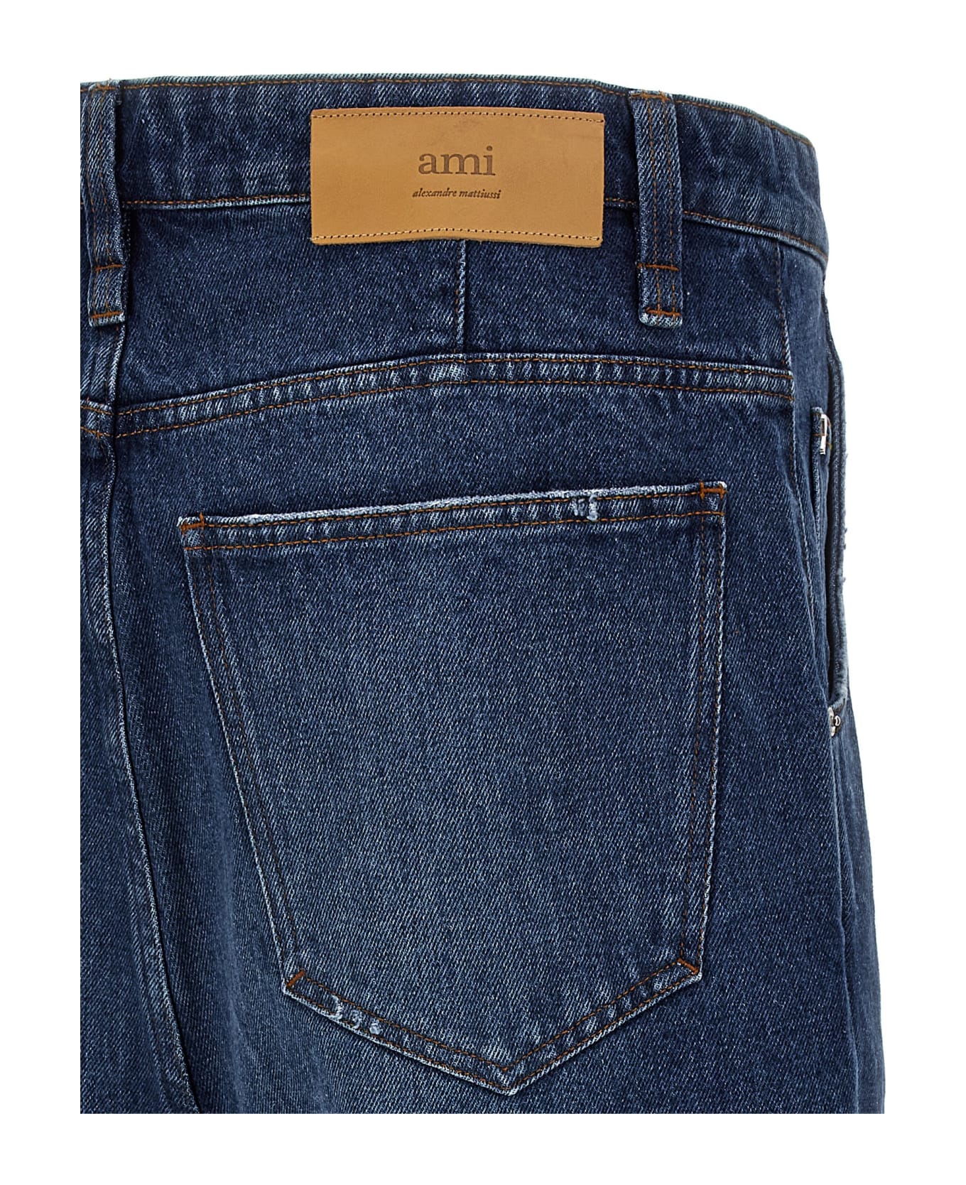 Ami Alexandre Mattiussi Baggy Jeans - USED BLUE