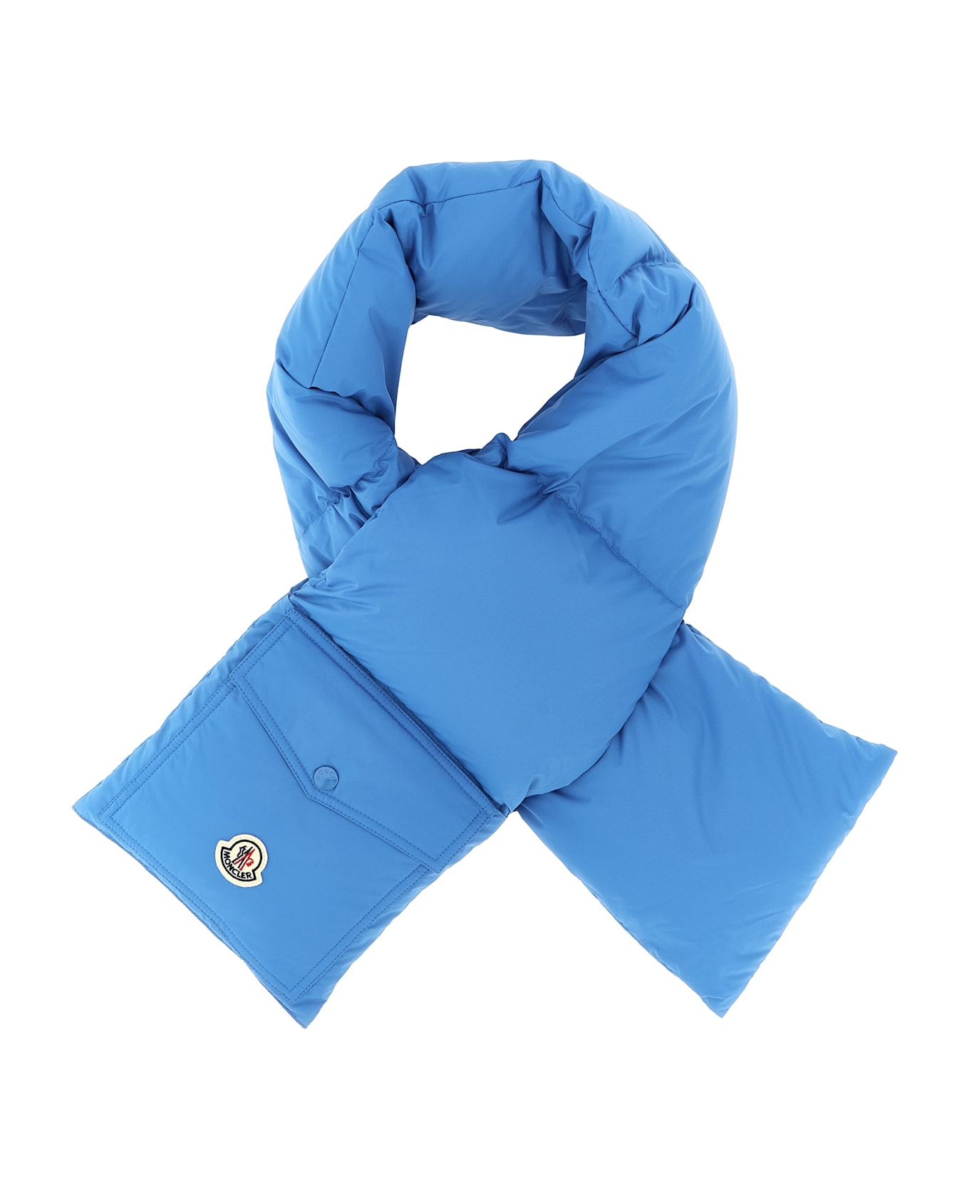 Moncler Padded Scarf - Blue