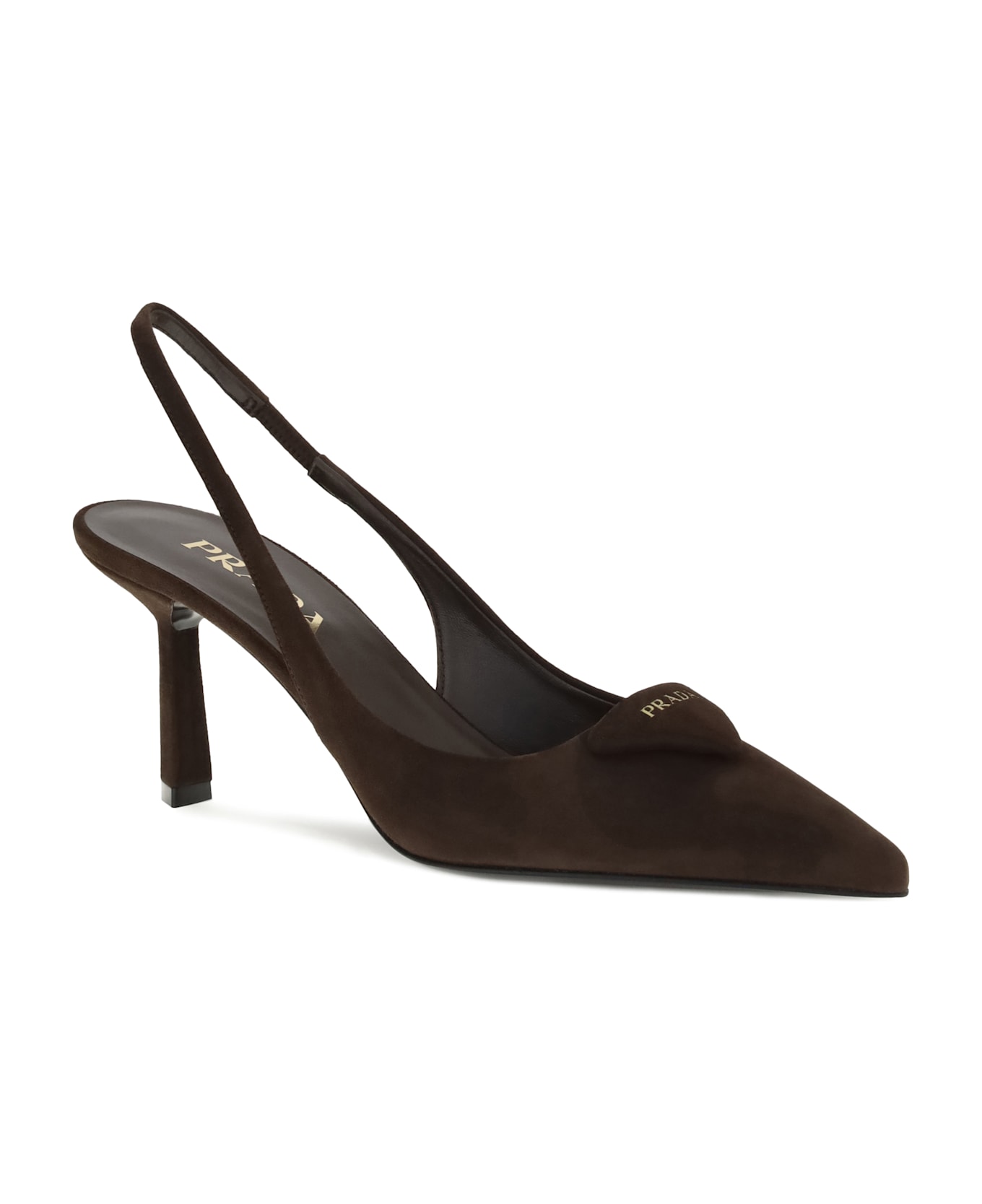 Prada Suede Slingback Pumps