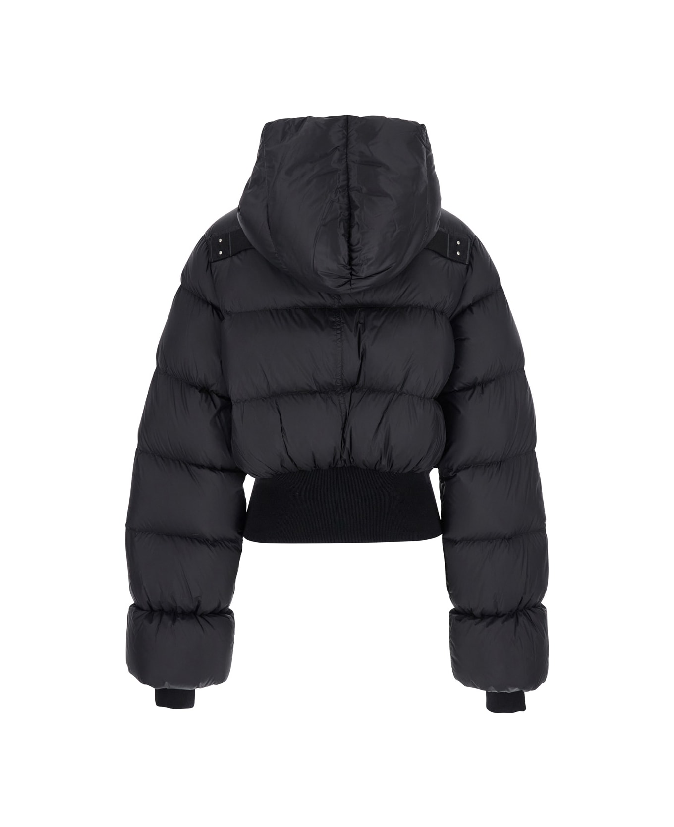 Rick Owens Black Down Jacket - Black