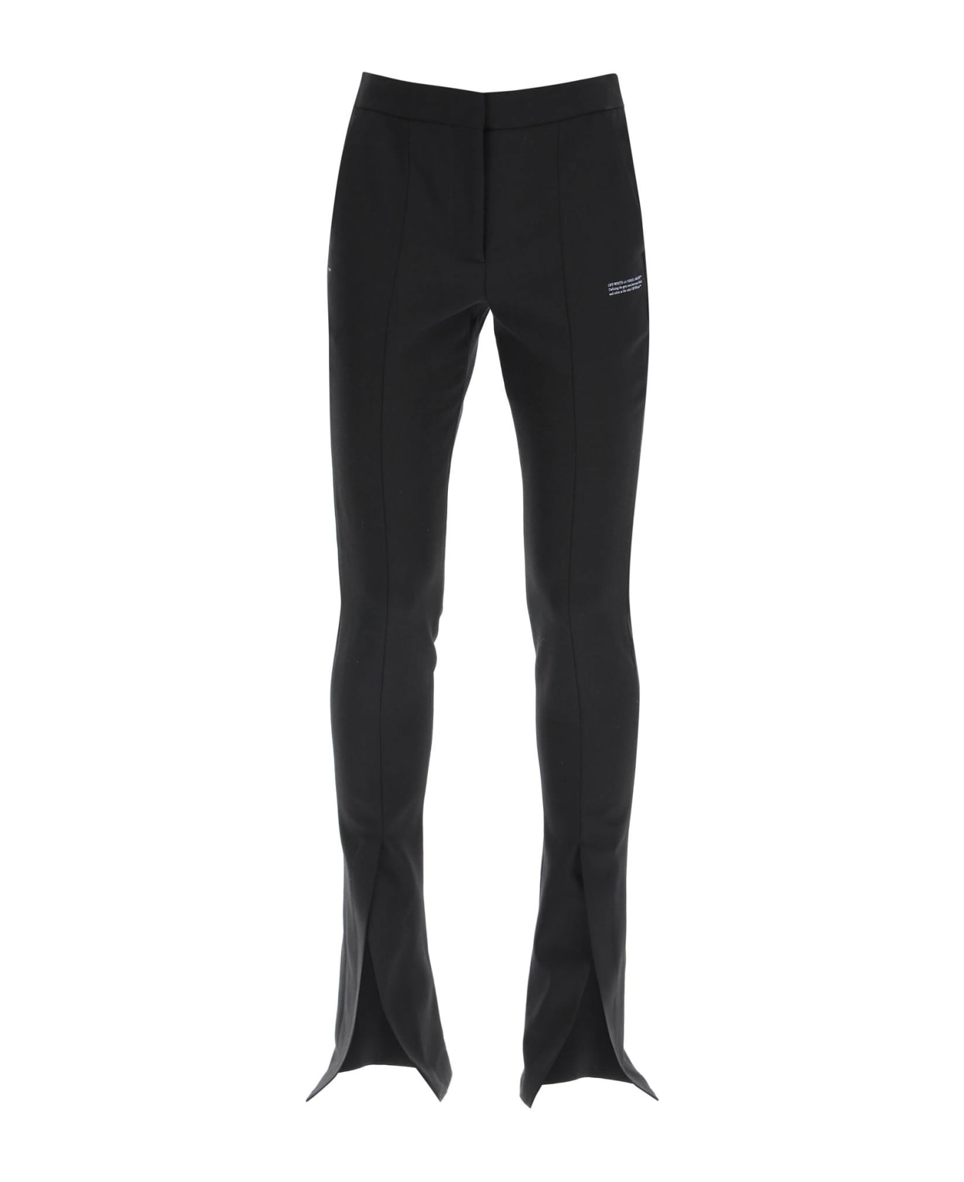 Off-White Corporate Tailored Trousers - Black/white