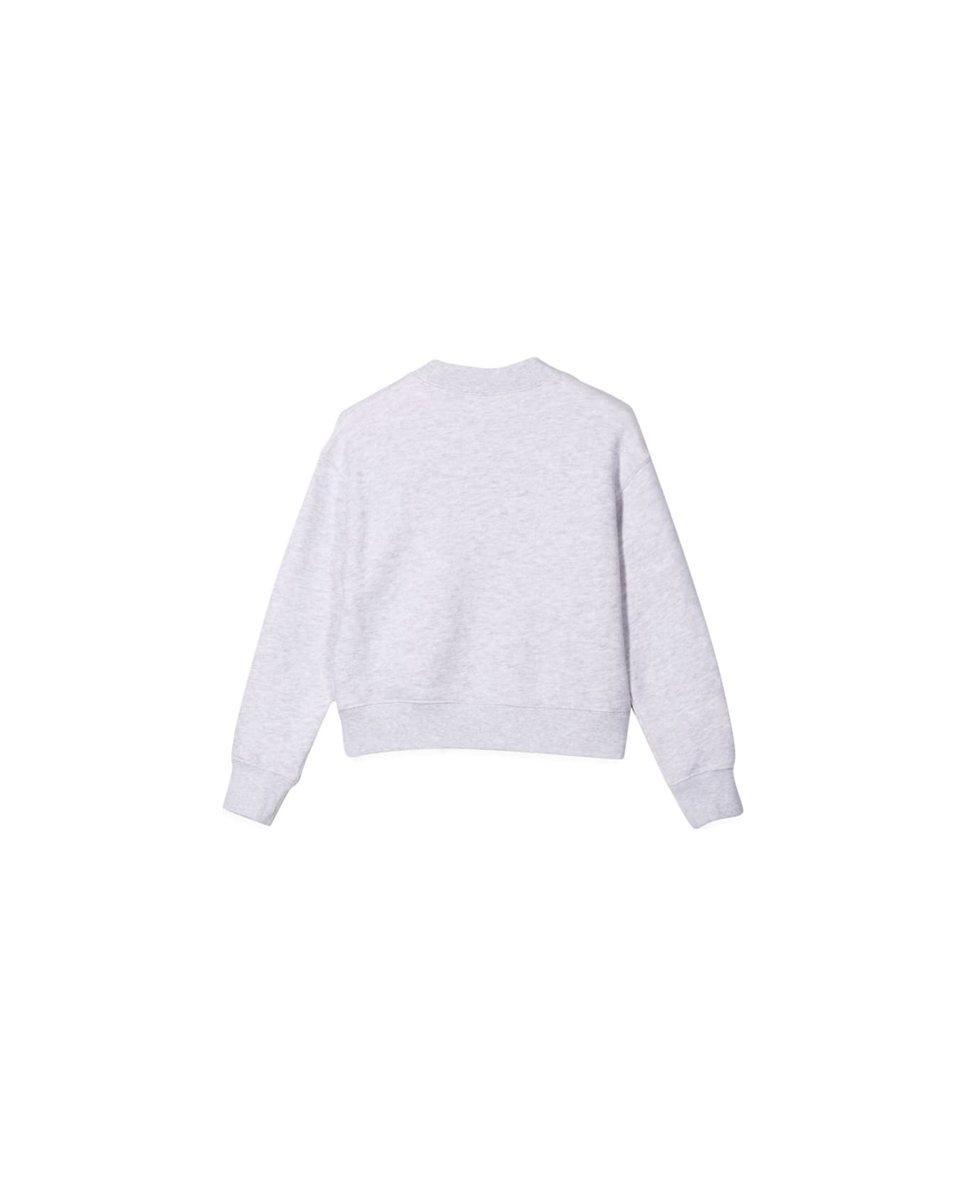 Palm Angels Felpa Con Stampa Bear - GREY