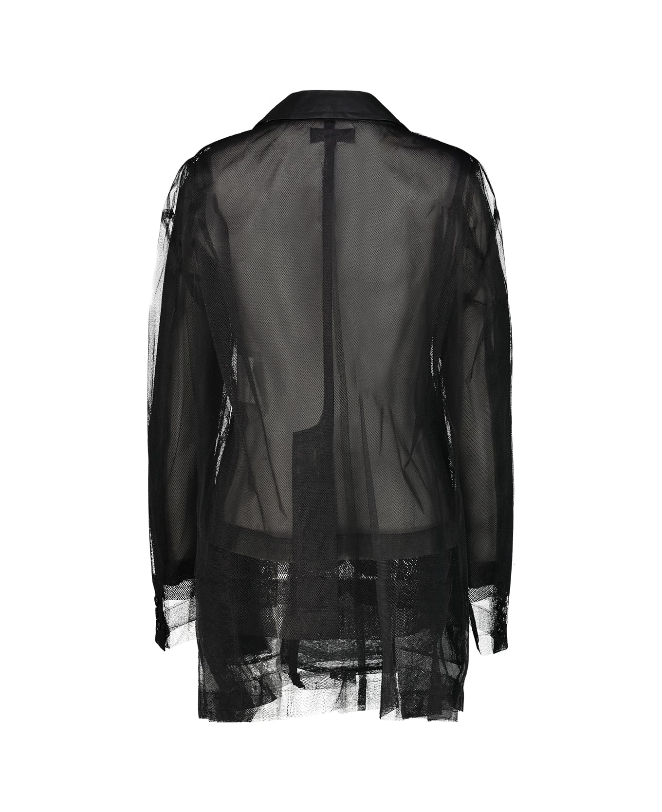 Comme des Garçons Double-breasted Caban - Black