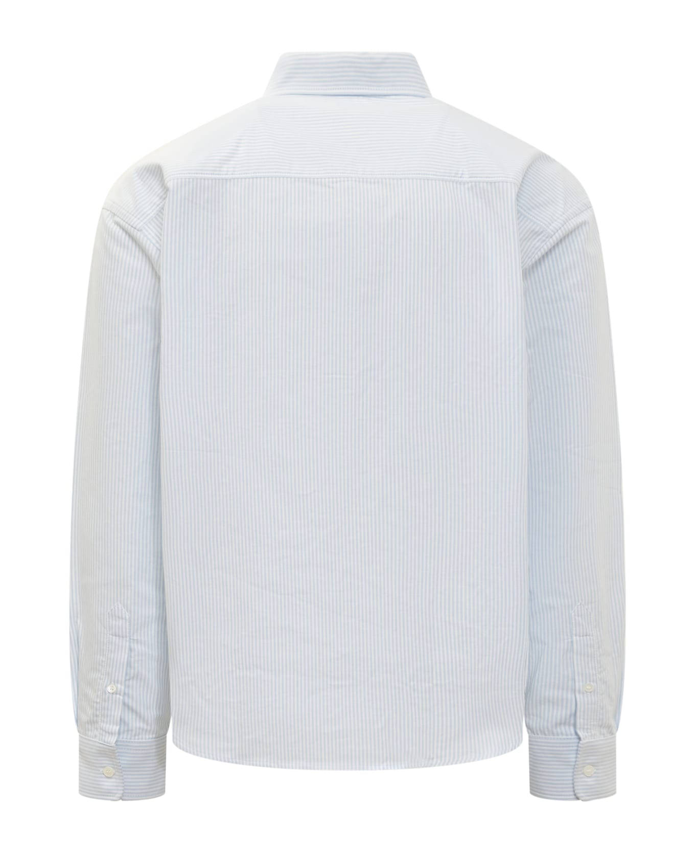 Ami Alexandre Mattiussi Ami De Coeur Shirt - 475 SKY BLUE / NATURAL WHITE