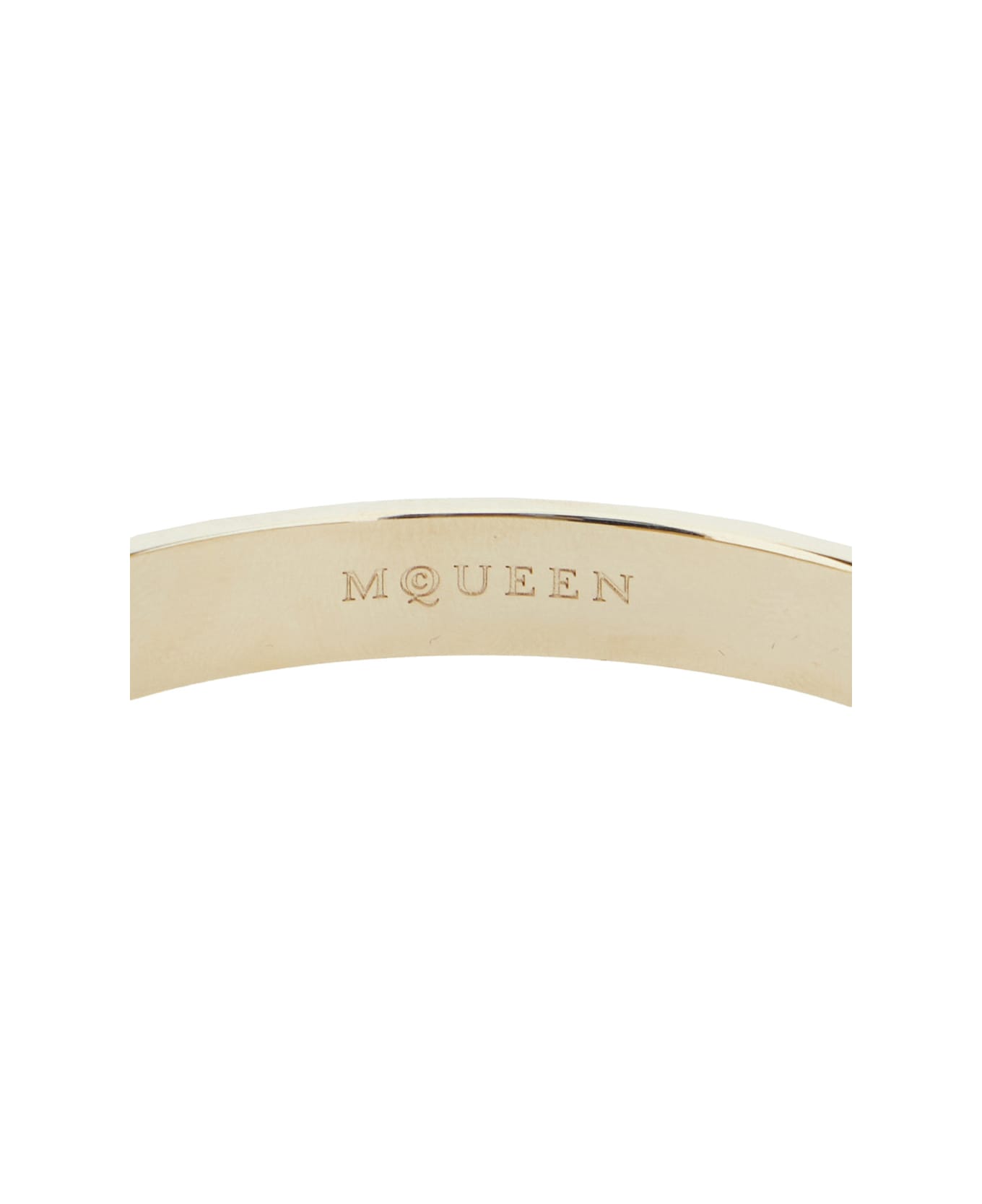Alexander McQueen Black Bracelet With Skull Embellishment In Brass Woman - Black