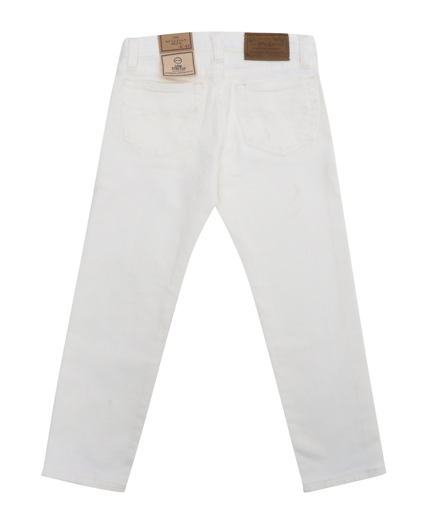 Polo Ralph Lauren White Jeans - WHITE