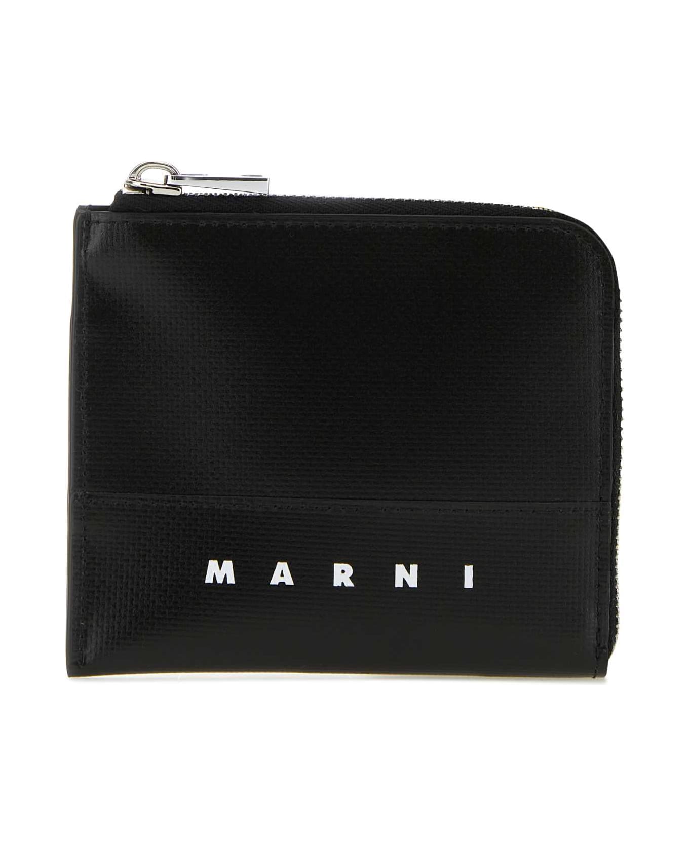 Marni Black Polyester Wallet - BLACK 財布