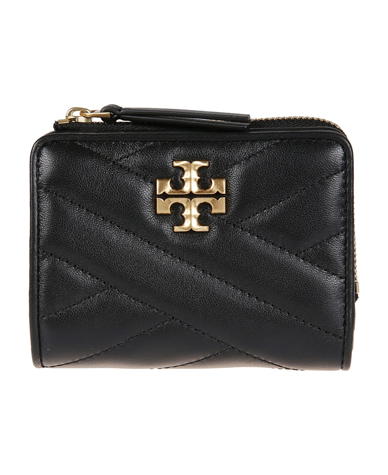 Tory Burch Kira Chevron Bi-fold Wallet - Black