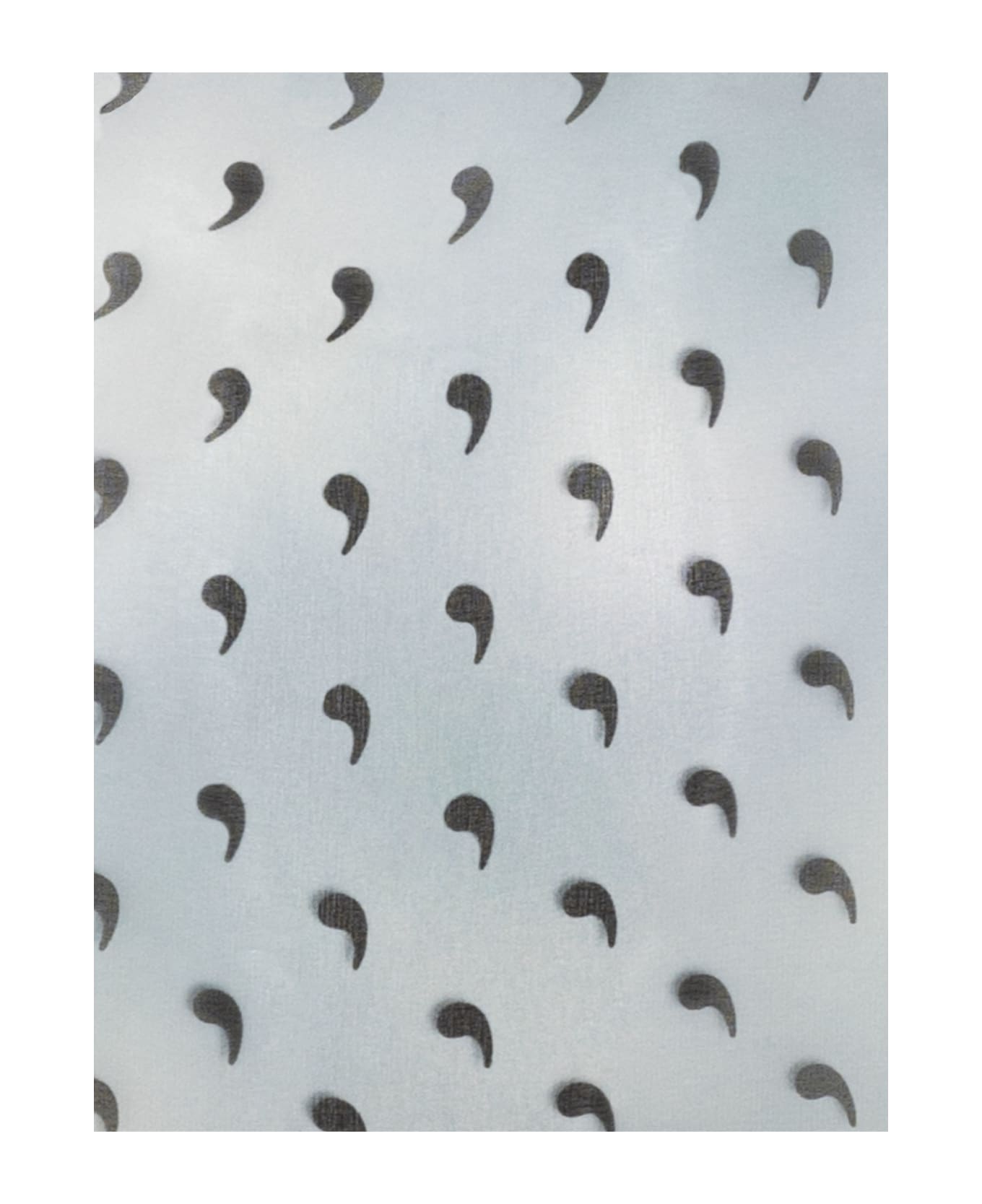 Maison Margiela Martin Margiela Comma Print Silk Bodysuit - Azzurro