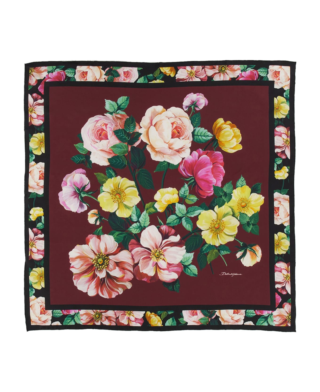 Dolce & Gabbana Silk Scarf - Multicolor スカーフ＆ストール