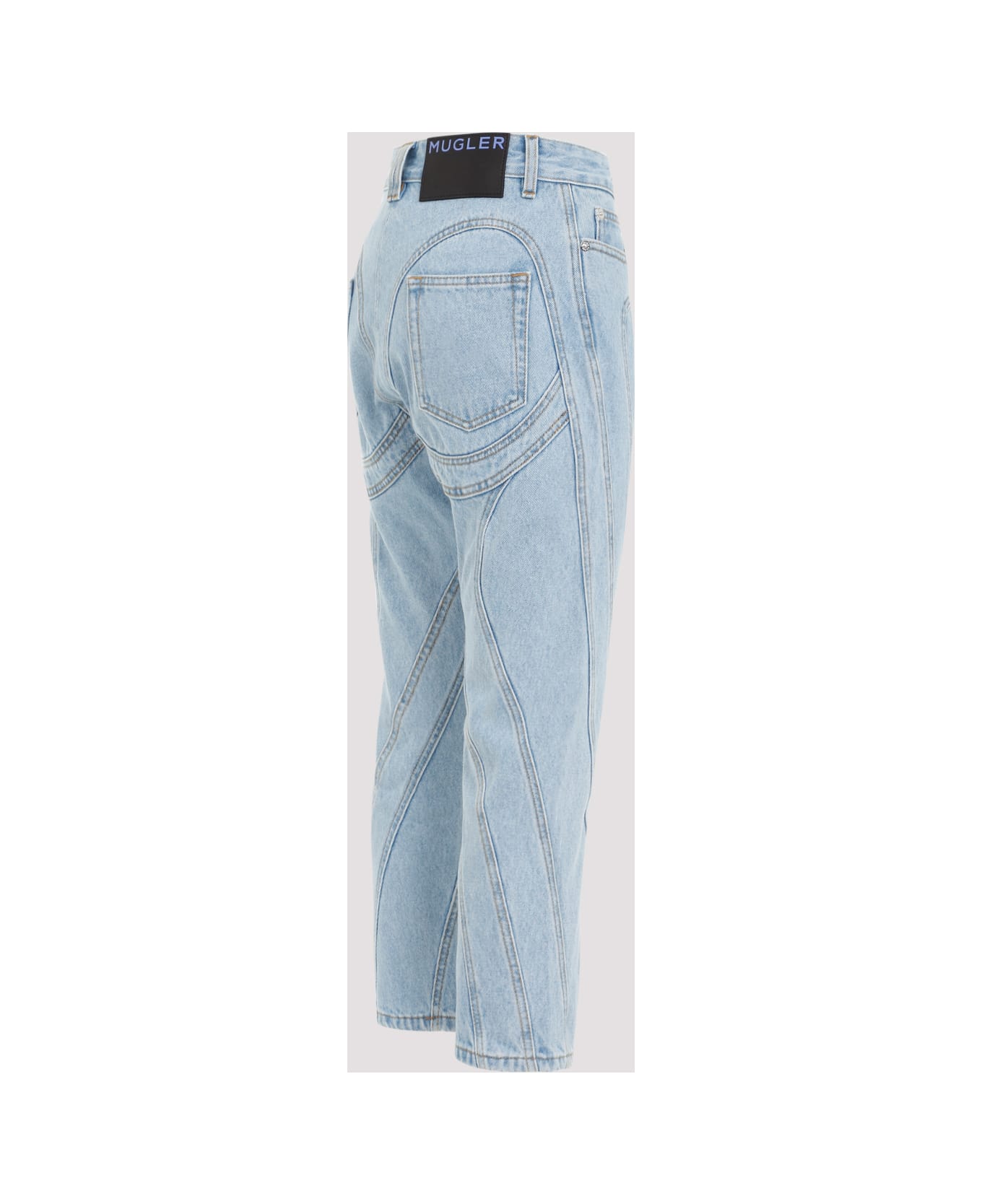 Mugler Cotton Jeans - Light Blue