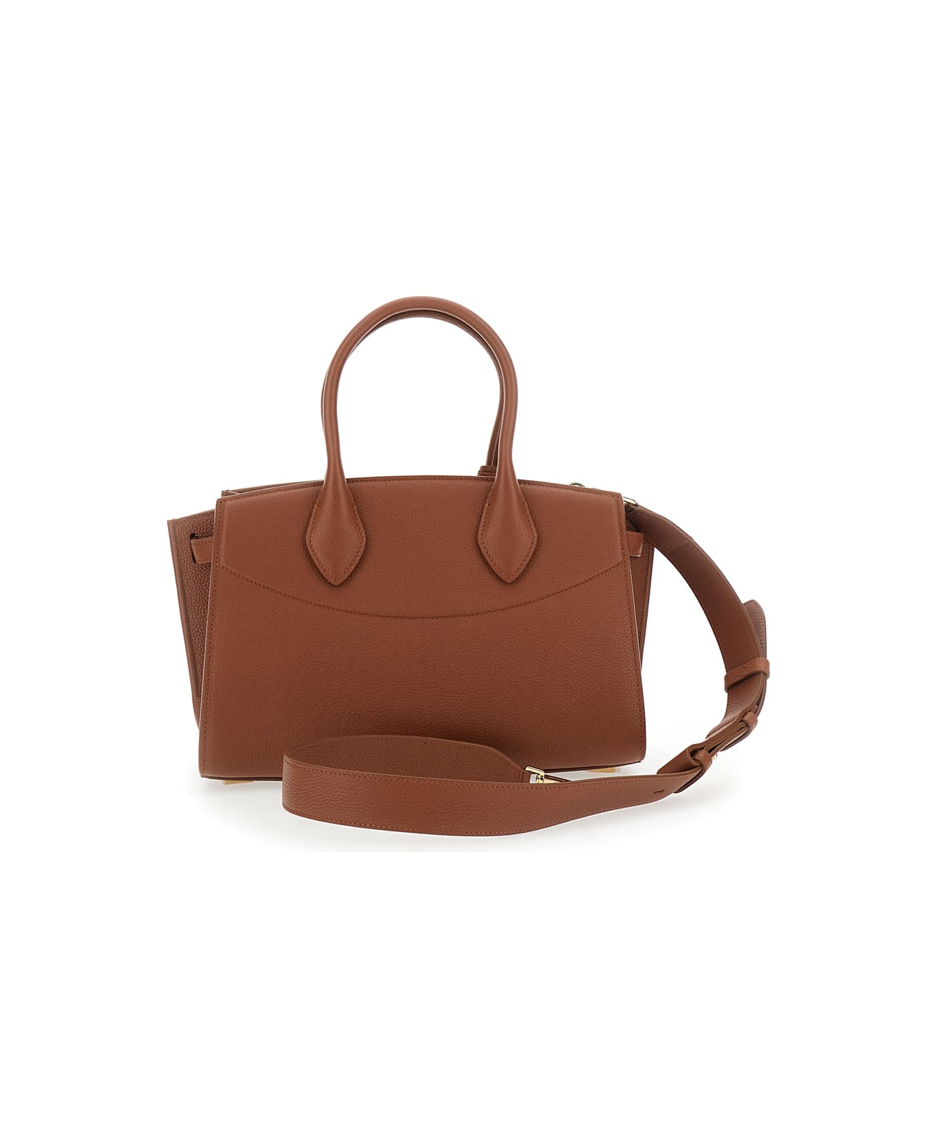Ferragamo St Soft S Nw Top Handle 28,0x12,5x18,5 - Brown