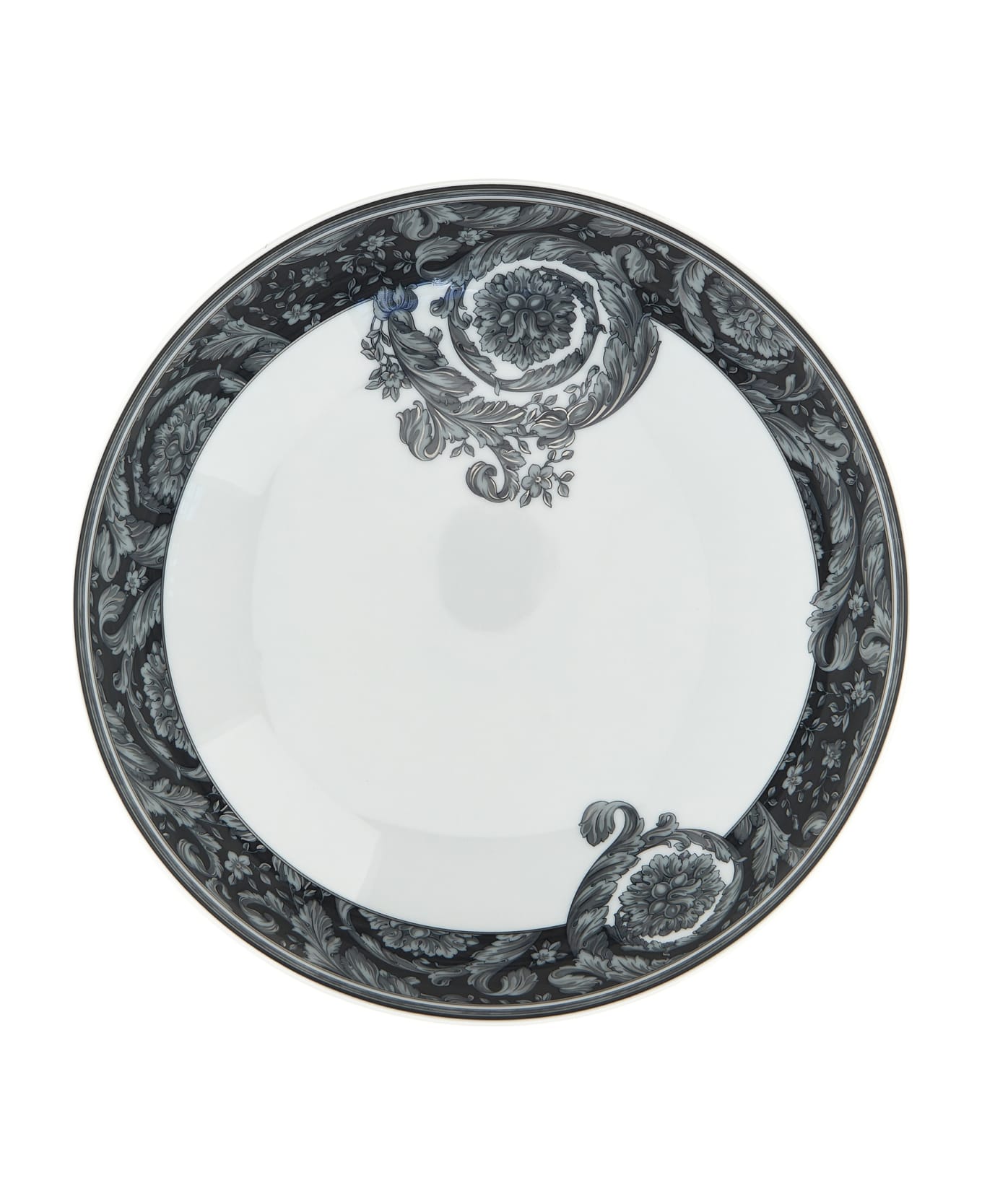 Versace 'barocco Haze' Soup Plate 22 Cm - Gray