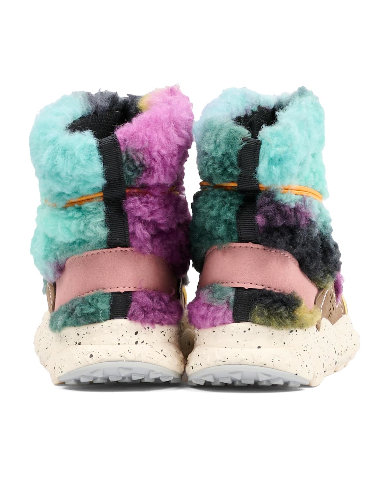 Flower Mountain Multicolor Ankle Boots For Kids - Multicolor