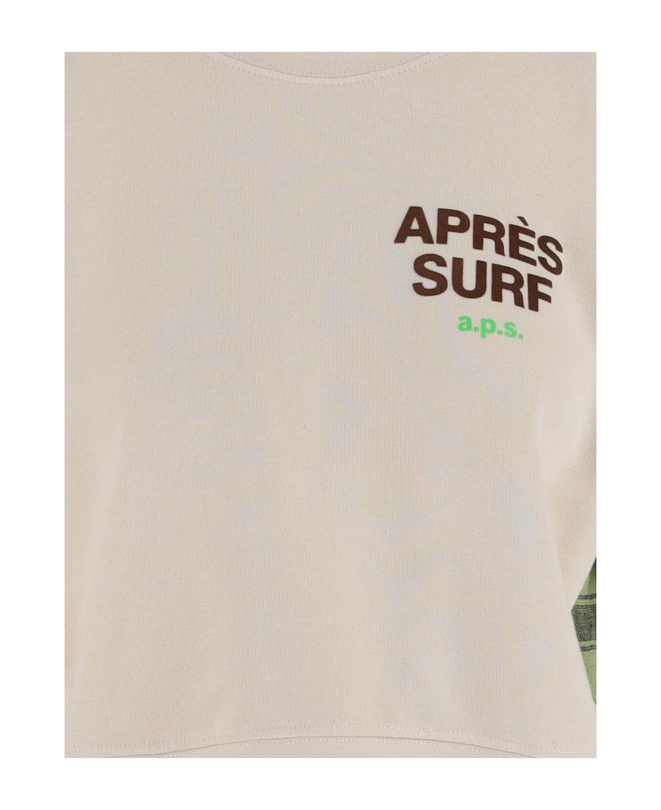Apres Surf Cotton Sweatshirt With Logo - Red フリース