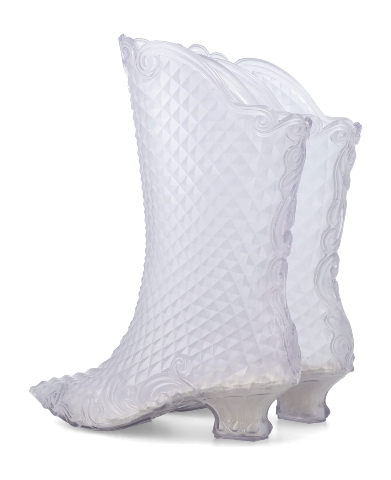 Y/Project Melissa Court Boot - CLEAR