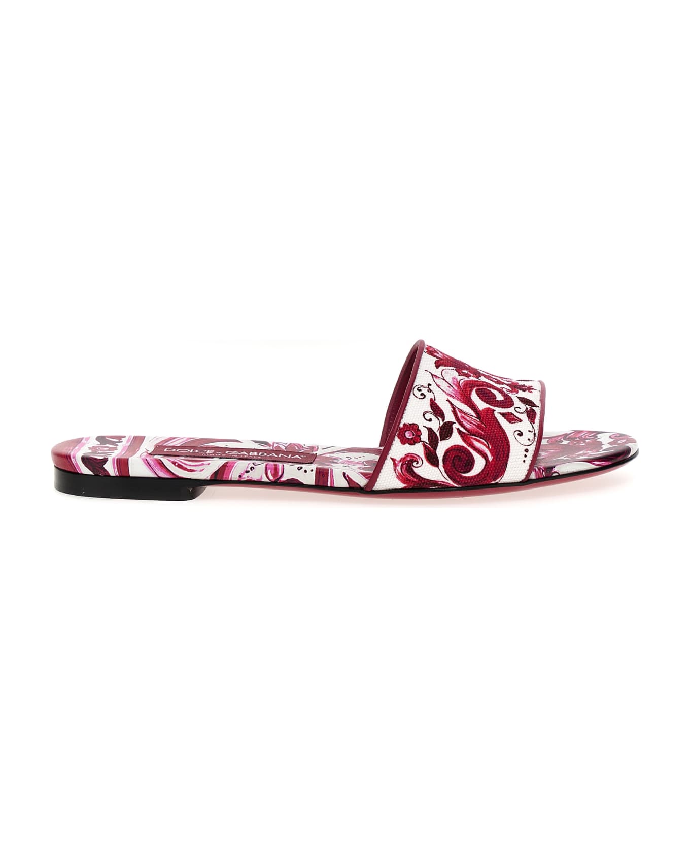 Dolce & Gabbana Maiolica Sandals - FUCHSIA サンダル