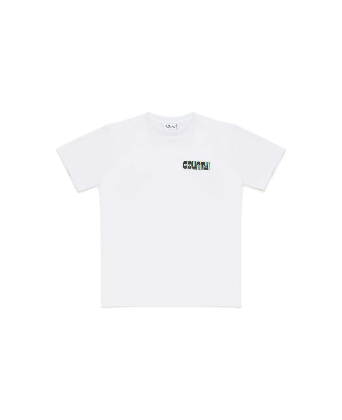 Marcelo Burlon T-shirt Con Stampa - White Tシャツ＆ポロシャツ