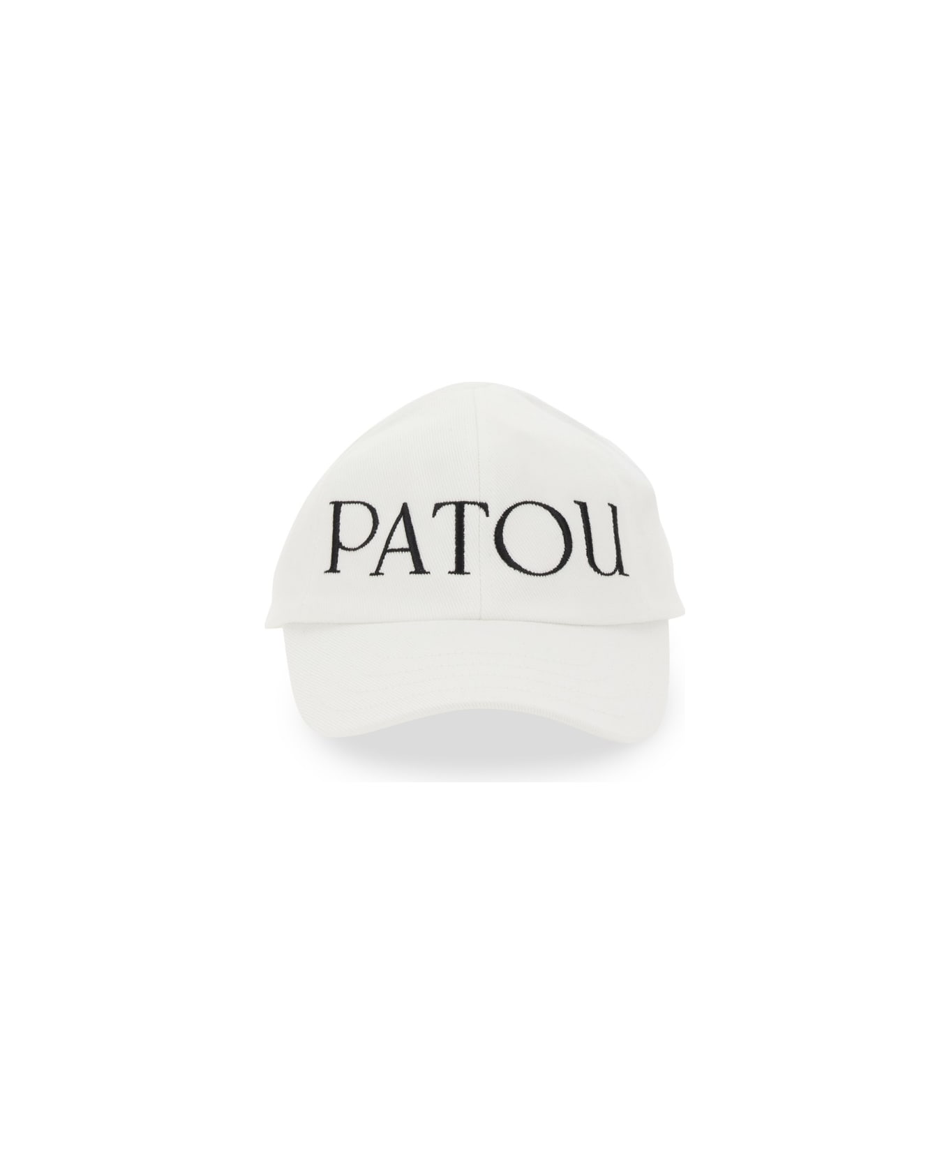 Patou Baseball Hat With Logo - ECRU