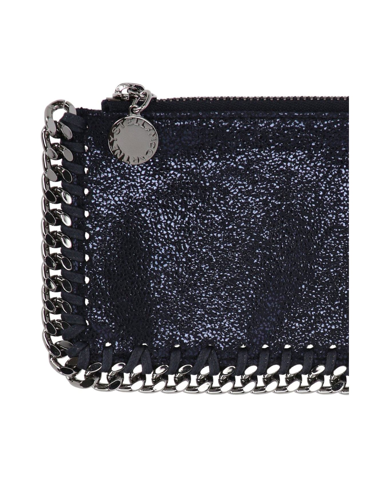 Stella McCartney Chain Around Zipped Wallet - INK