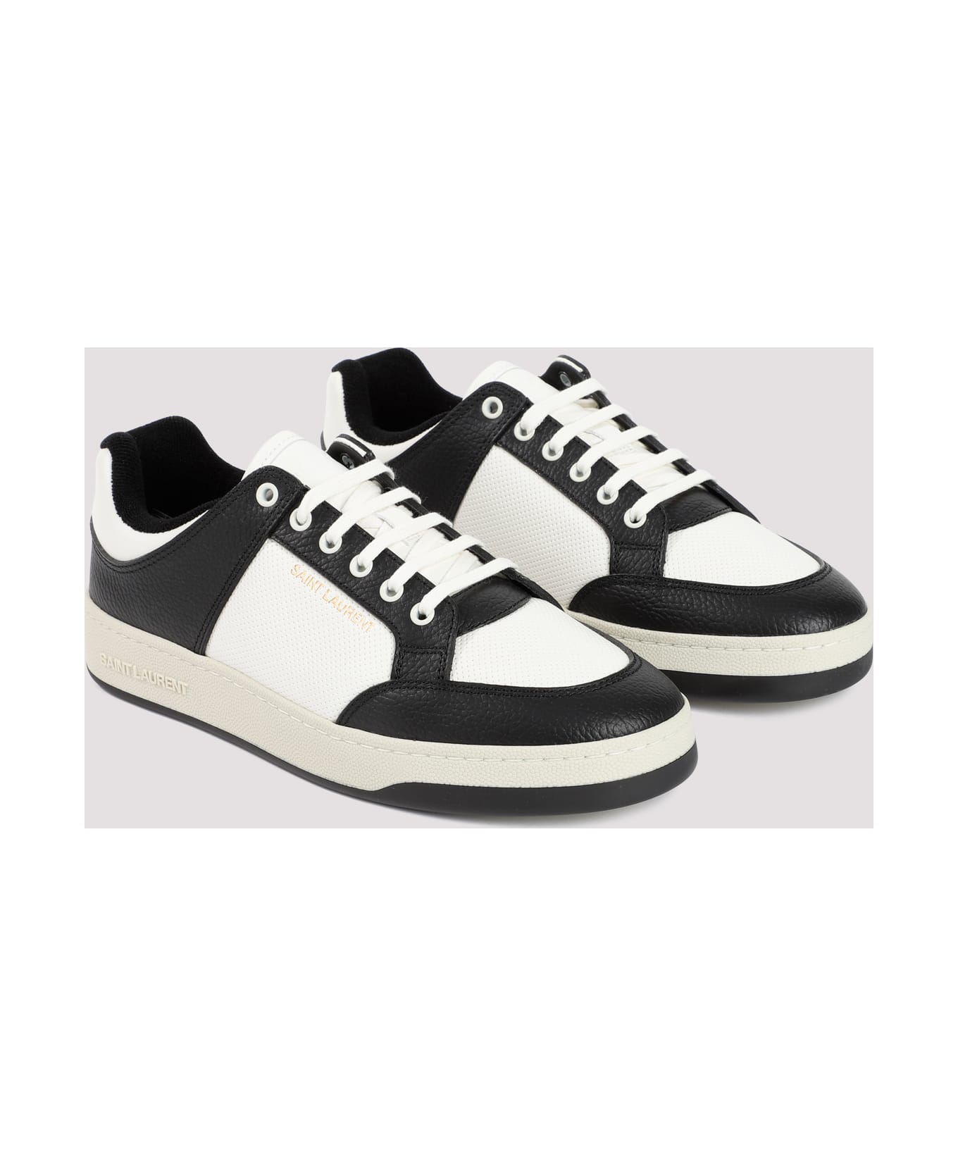 Saint Laurent 61 Sneakers - Coffee White Nero Co