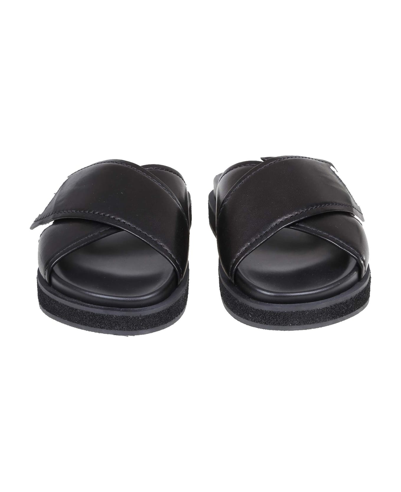 Jimmy Choo Jimmy Joo Sandal In Black Nappa - Black